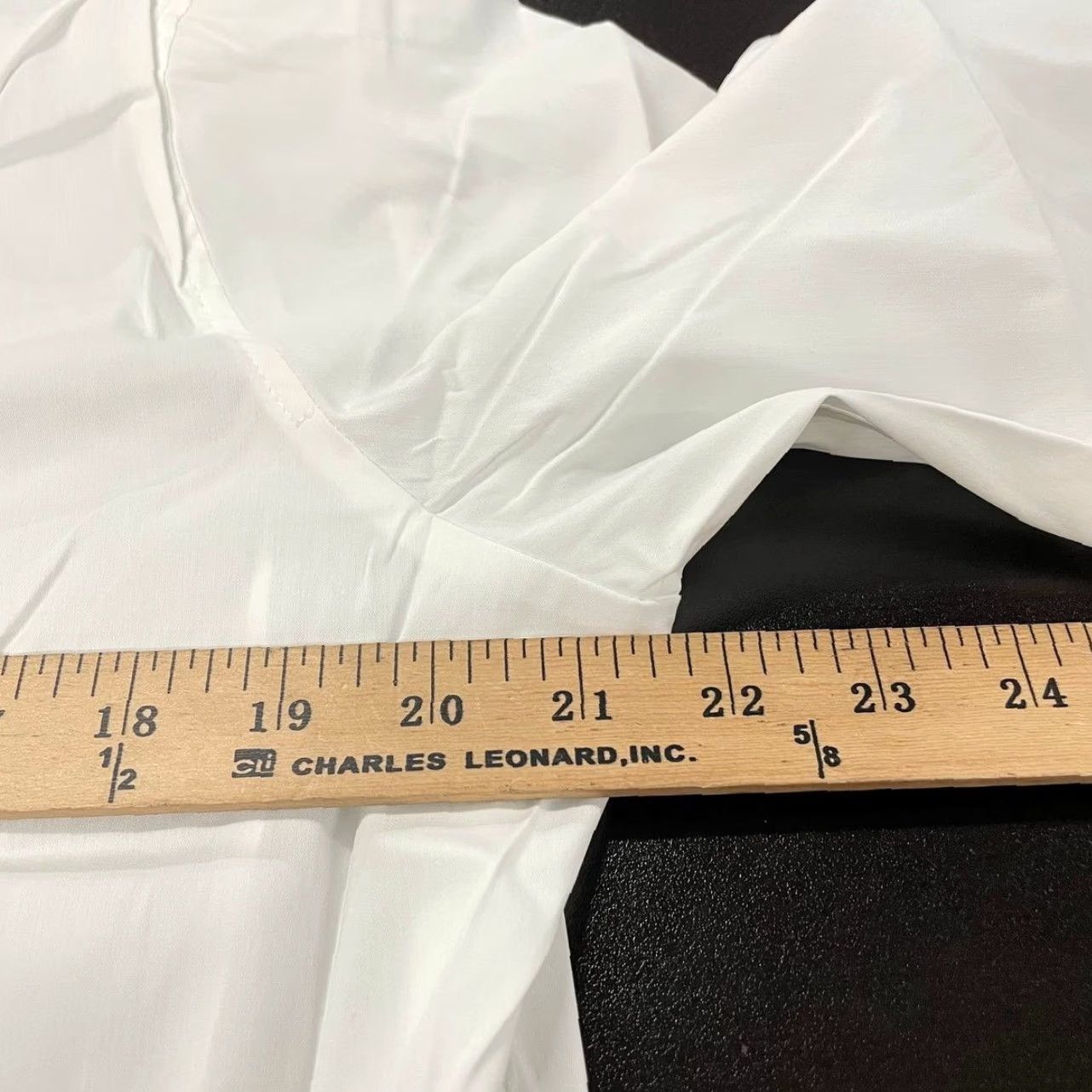 BRUNELLO CUCINELLI Shirt Womens 2XL White Stretch Cotton Poplin Button-Up Collared Long Sleeve
