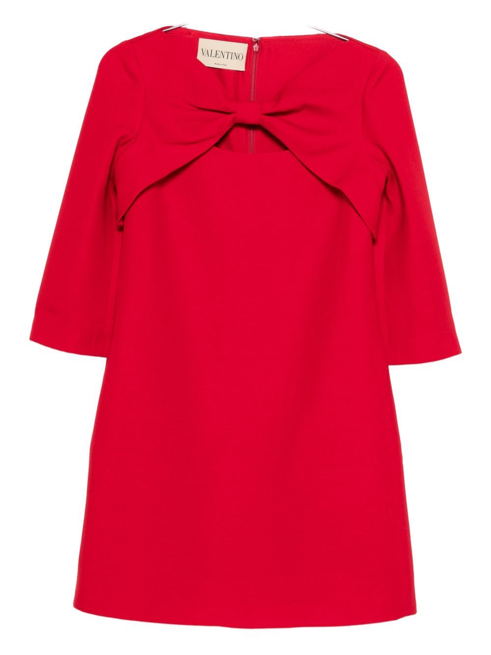 Valentino WOOL AND SILK MINI DRESS Size S / US 4 / IT 40 - 1 Thumbnail