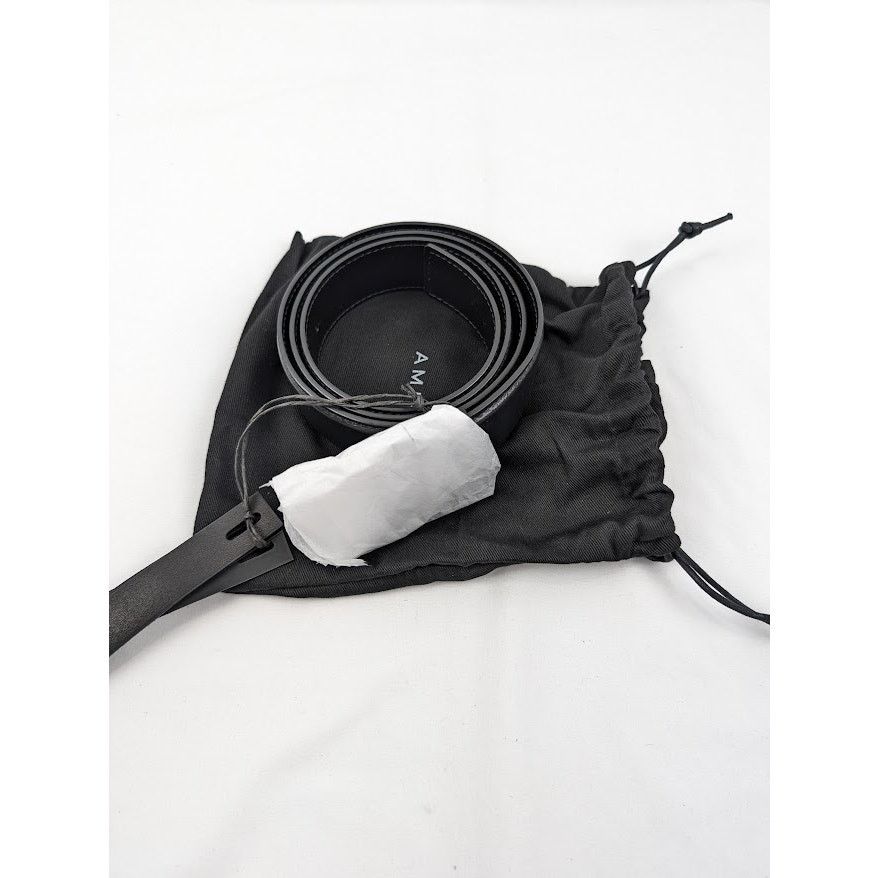 Amiri o1rshd1 Size: 90cm / 4cm MA Nappa Leather Belt in Black Size 36 - 10 Thumbnail