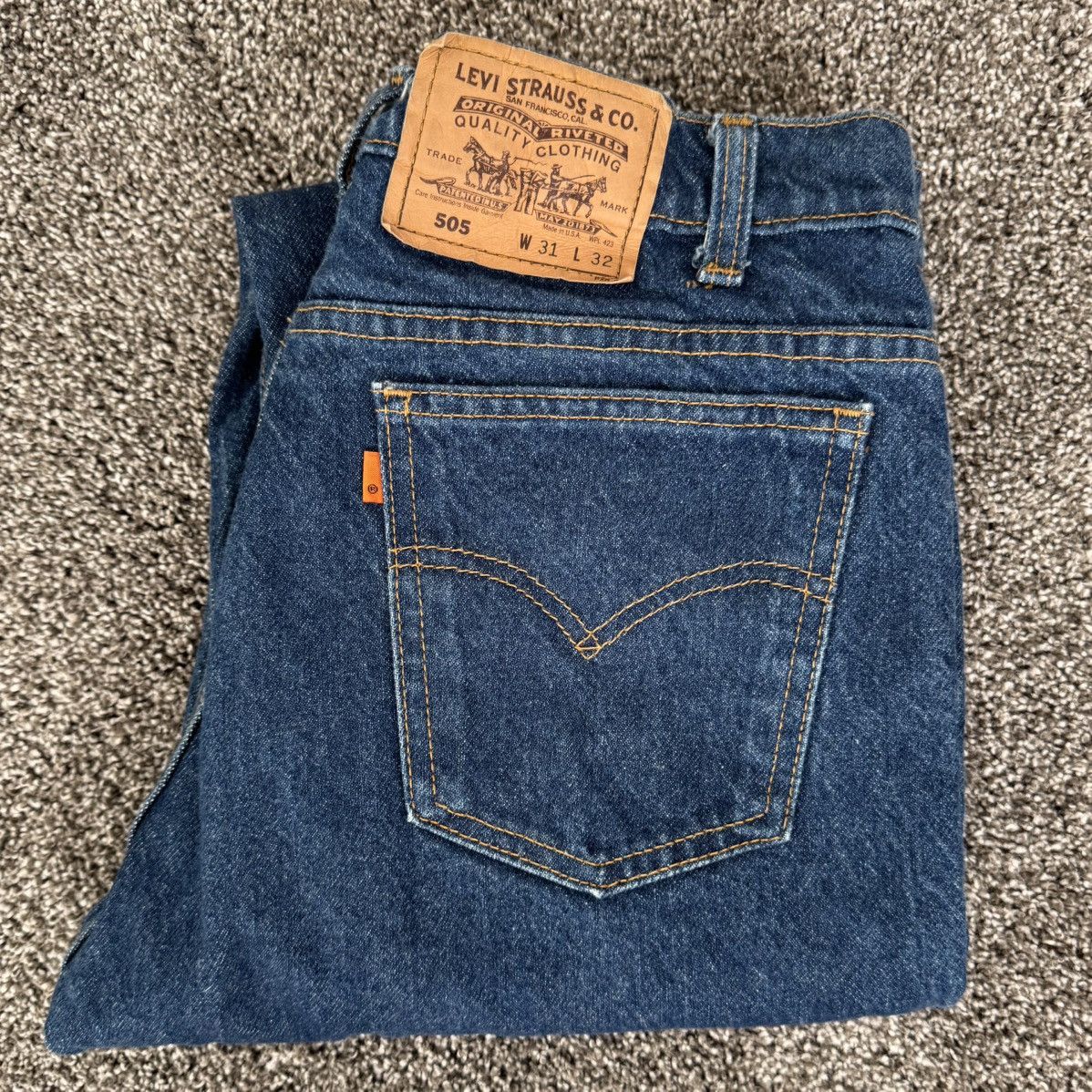 Levi's × Vintage Levi's Orange Tab 505 Size US 31 - 1 Thumbnail