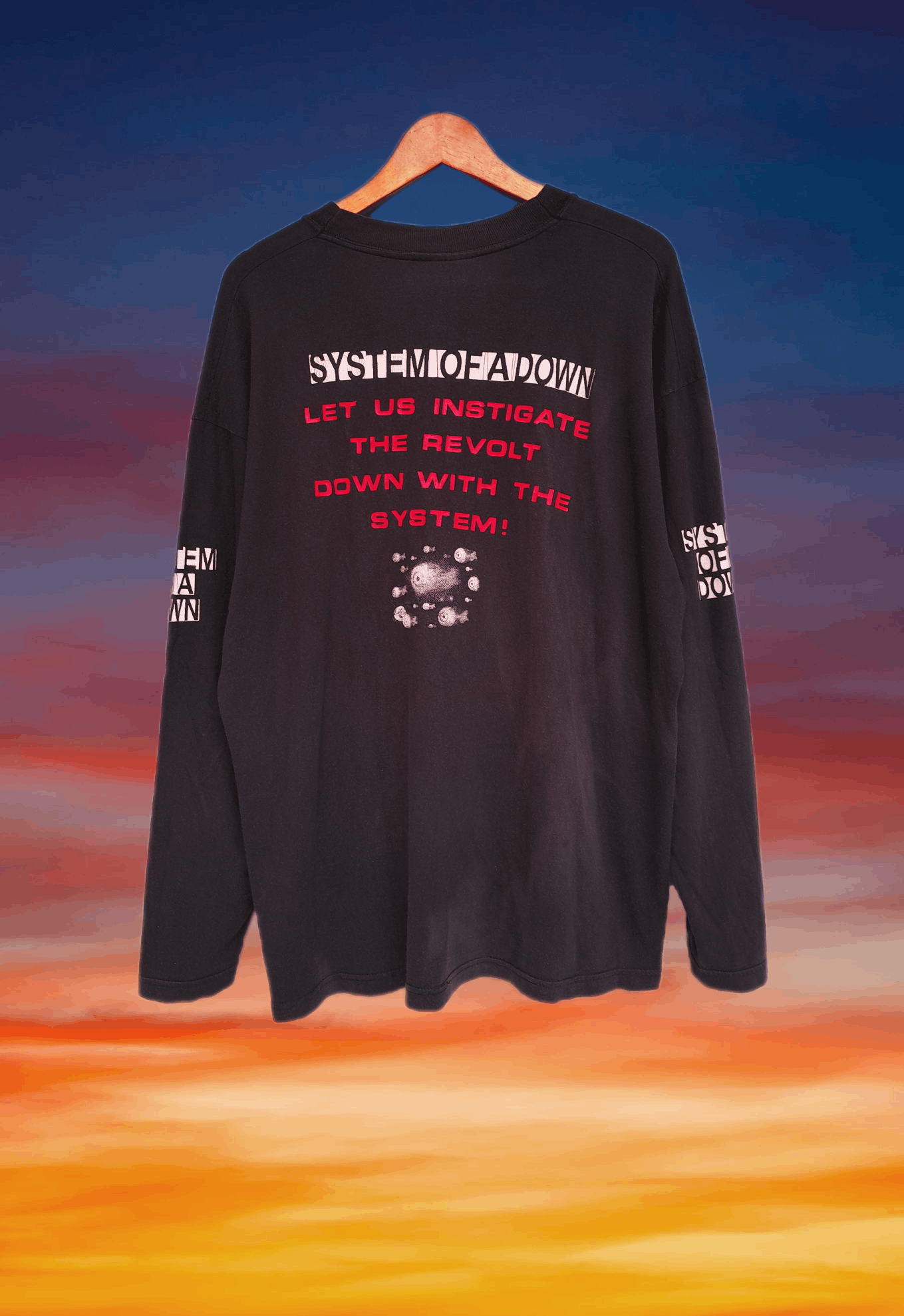 Rap Tees Rare Vintage 90s System Of A Down Promo tee Longsleeve shirt Size US XL / EU 56 / 4 - 3 Thumbnail