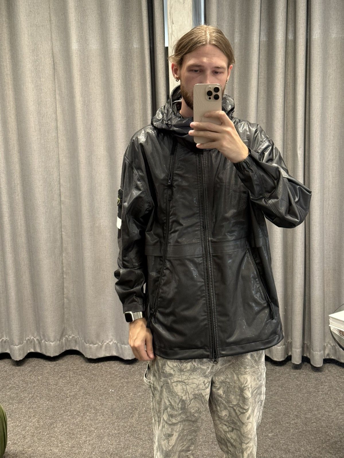 Stone Island 💎Stone Island 💎 Metallic Run Proof Nylon Jacket (XL) 💥 Size US XL / EU 56 / 4 - 13 Thumbnail