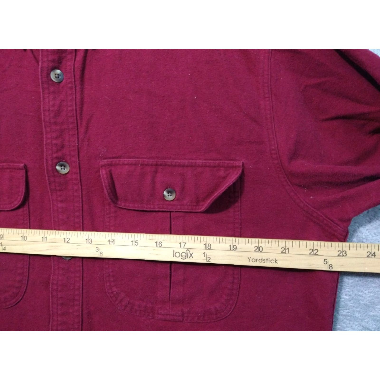Vintage Cabela's Shirt Mens M Red Chamois Long Sleeve Button-Up Cotton Outdoor Casual Workwear Size US M / EU 48-50 / 2 - 5 Thumbnail