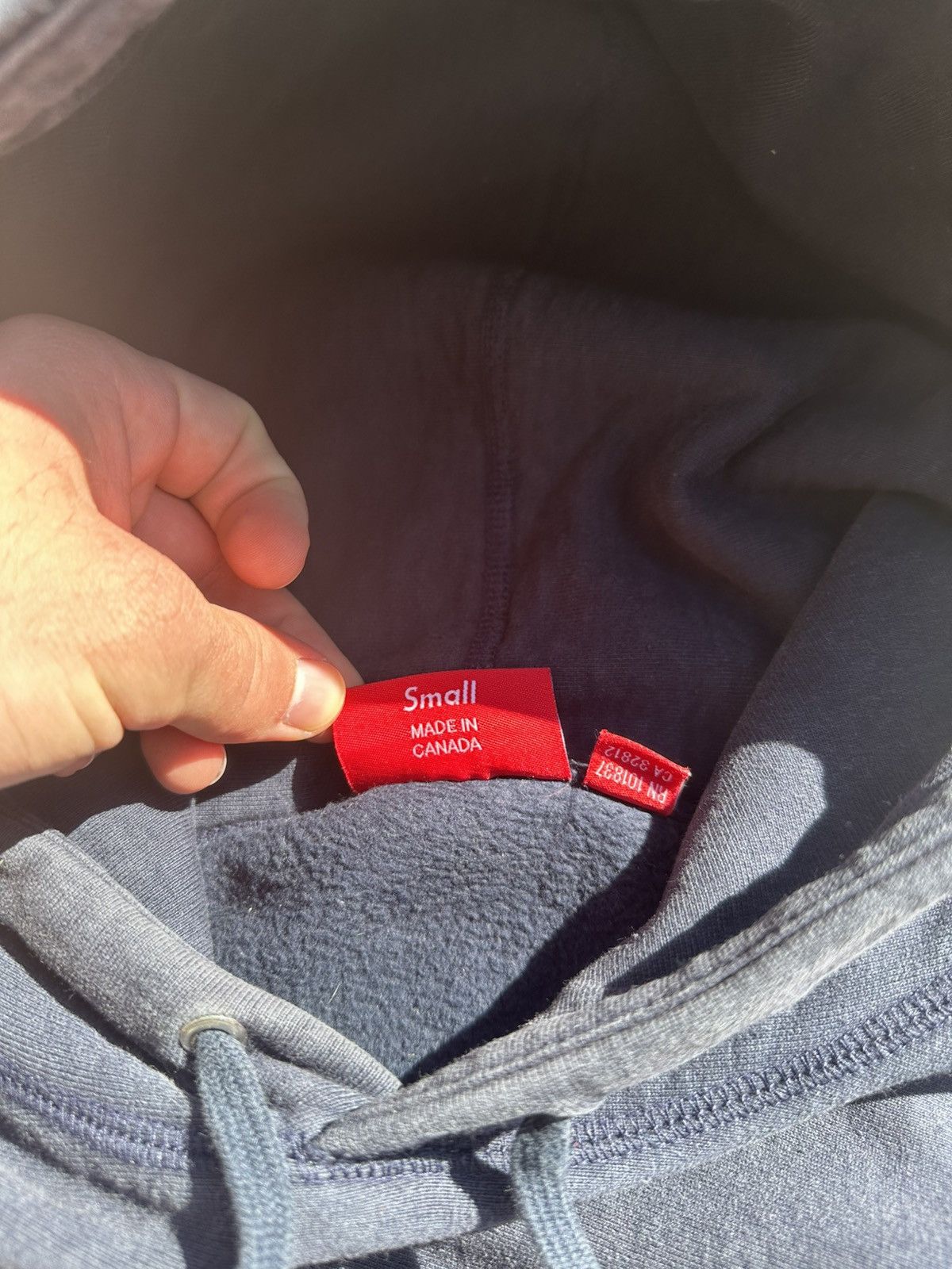 Supreme Supreme Tonal Box Logo Hoodie FW14 Size S Size US S / EU 44-46 / 1 - 14 Thumbnail