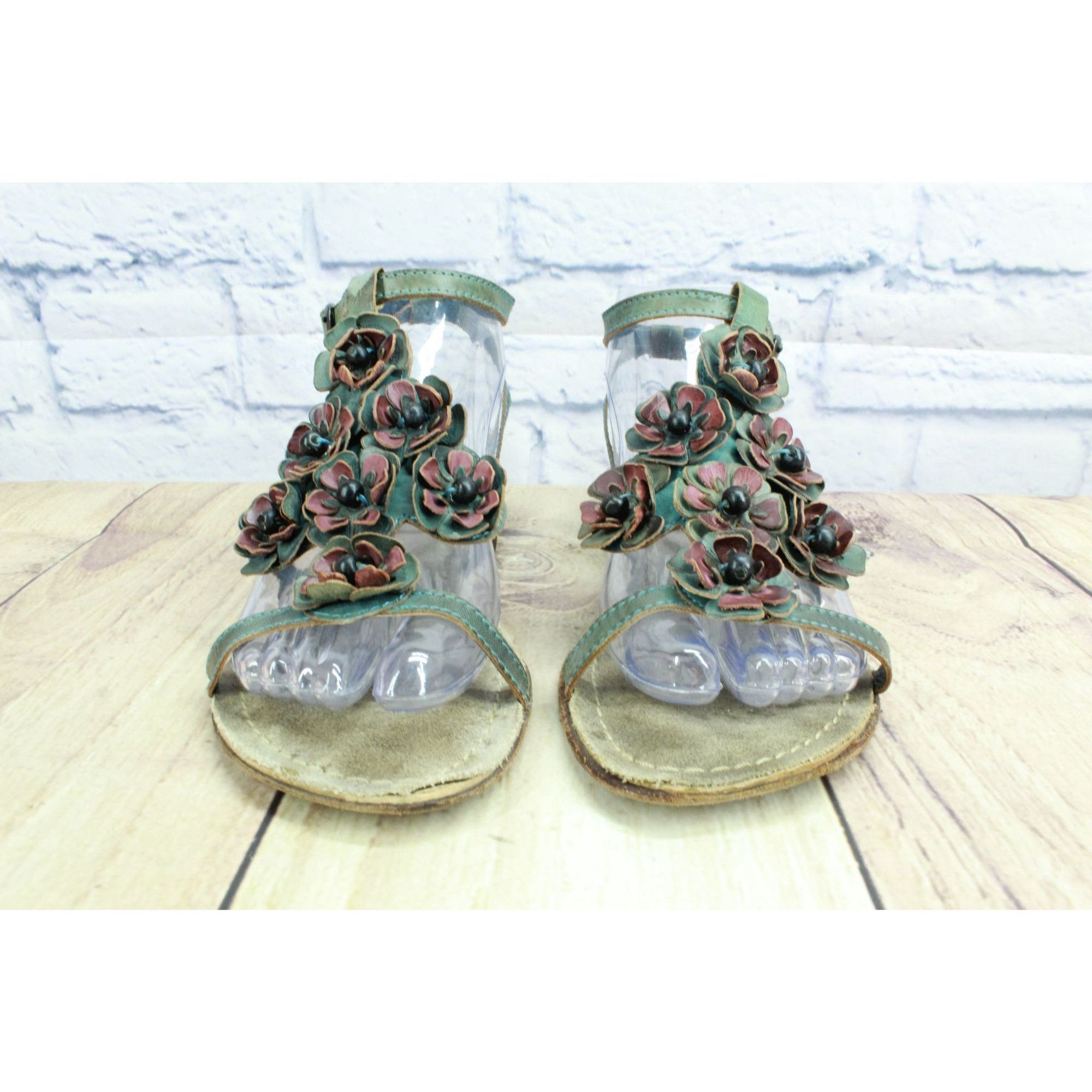 Leather Miss Albright Women's Leather Slingback Flat Sandals Size 7 Size US 7 / IT 37 - 4 Thumbnail