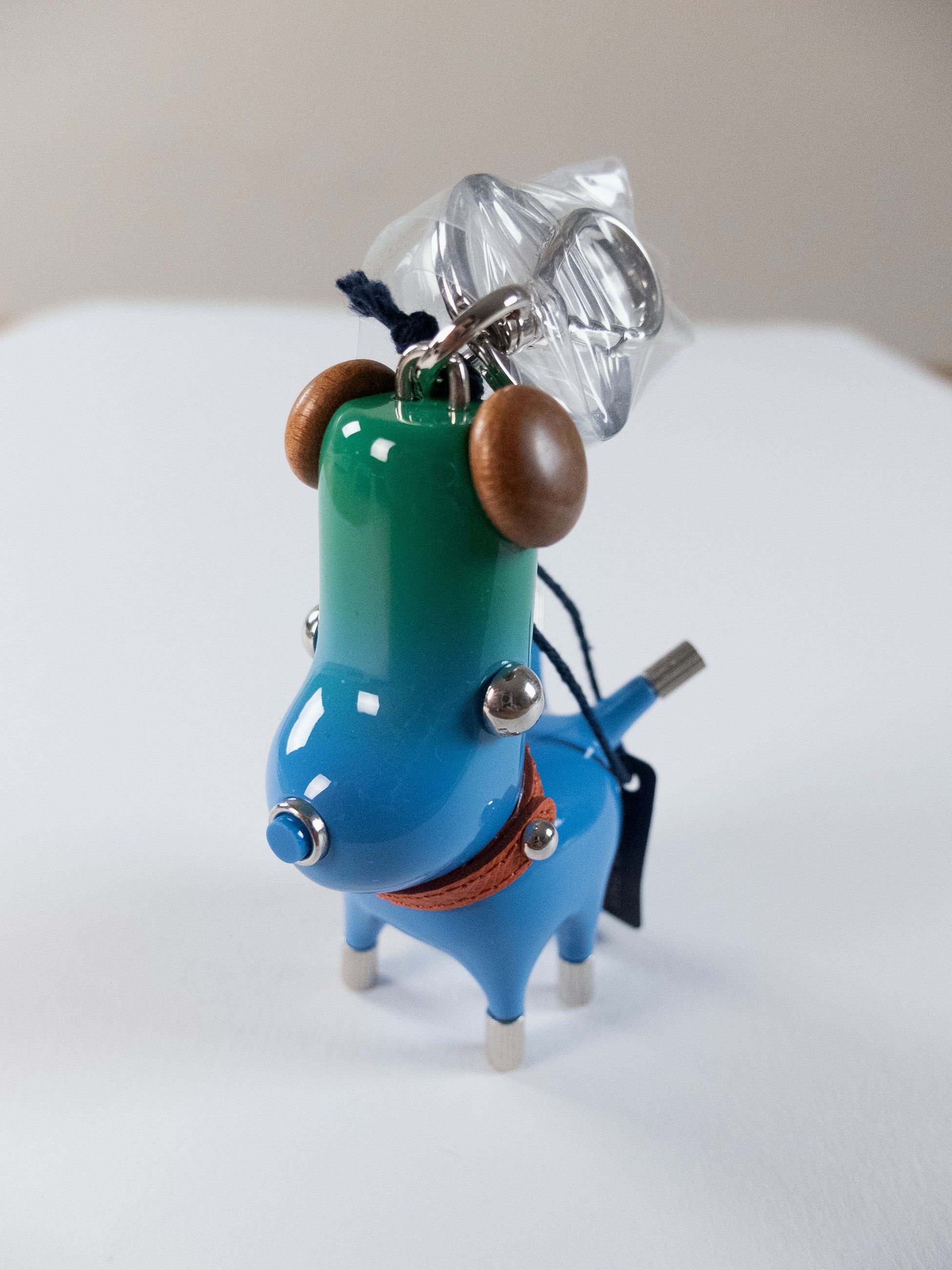 Prada PRADA Pradamalia Socks leather & metal robot keyring charm Size ONE SIZE - 2 Thumbnail