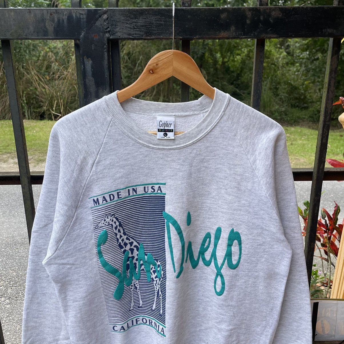 Habitat × Vintage 🔥Vintage 90s Gopher Sports San Diego California Sweatshirts Size US S / EU 44-46 / 1 - 3 Thumbnail