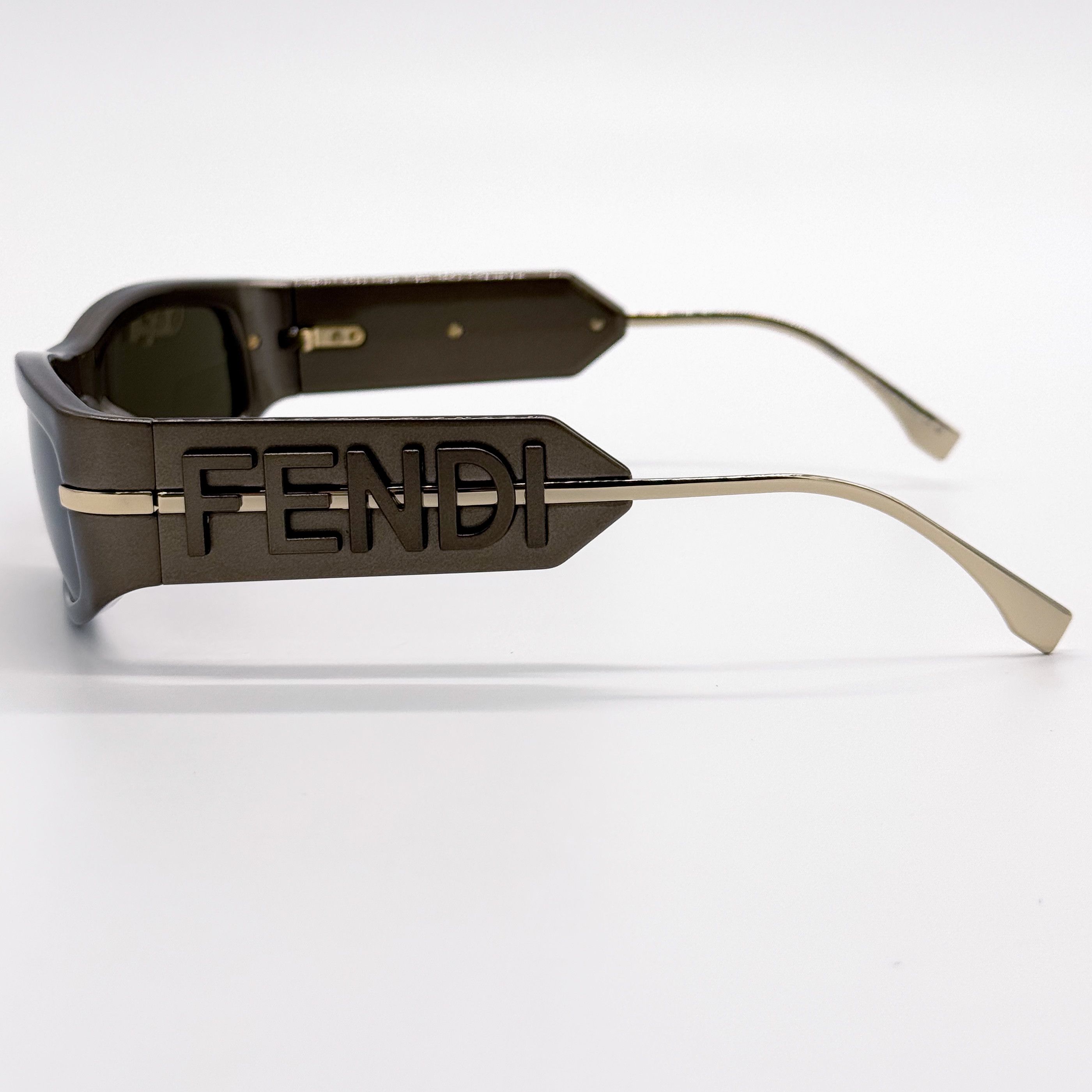 Fendi NEW FENDI FE40120I 45E SHINY BROWN WOMEN SUNGLASSES Size ONE SIZE - 6 Thumbnail