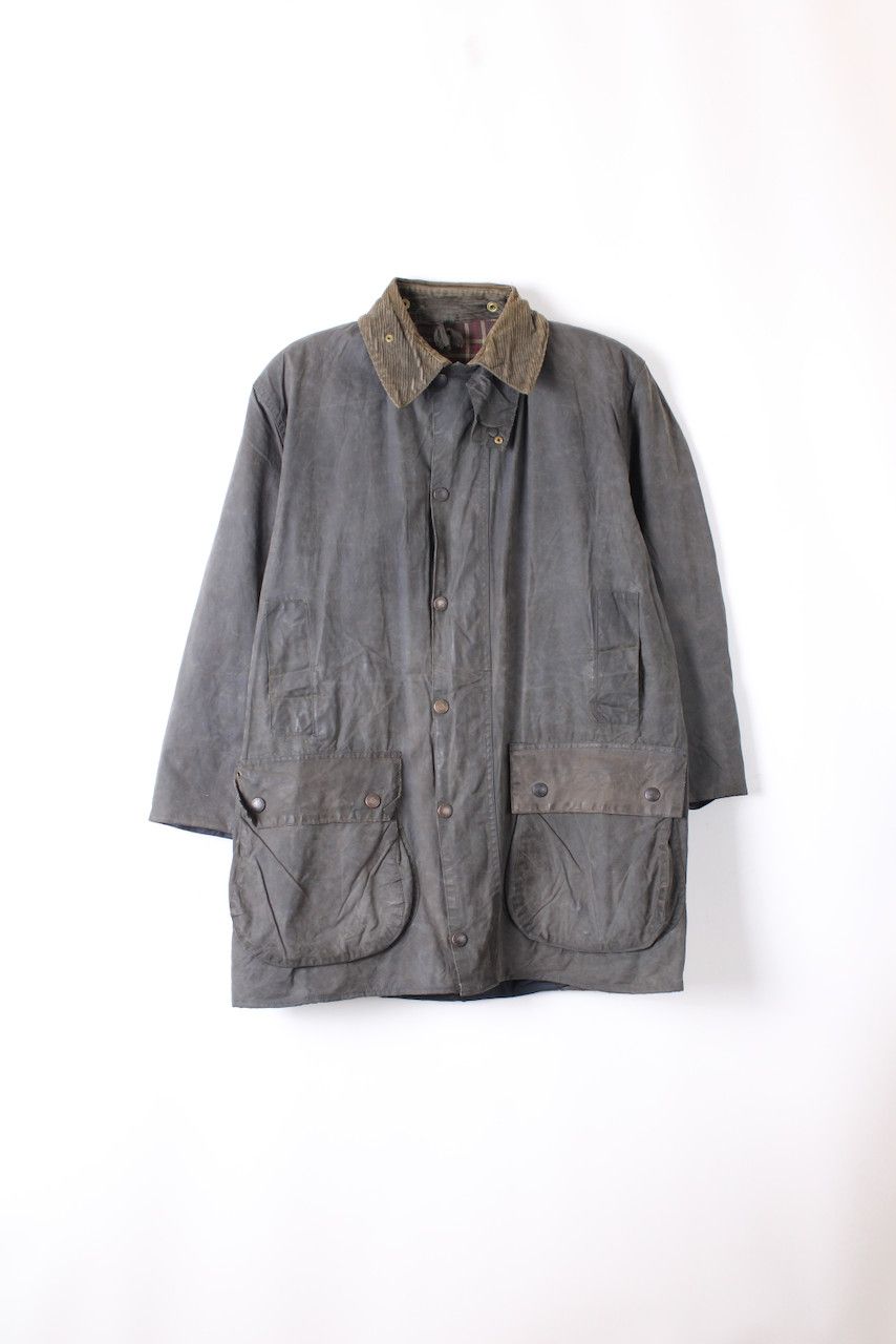 Barbour Barbour Border Wax Jacket Grey C40 Medium Large Size US M / EU 48-50 / 2 - 1 Thumbnail