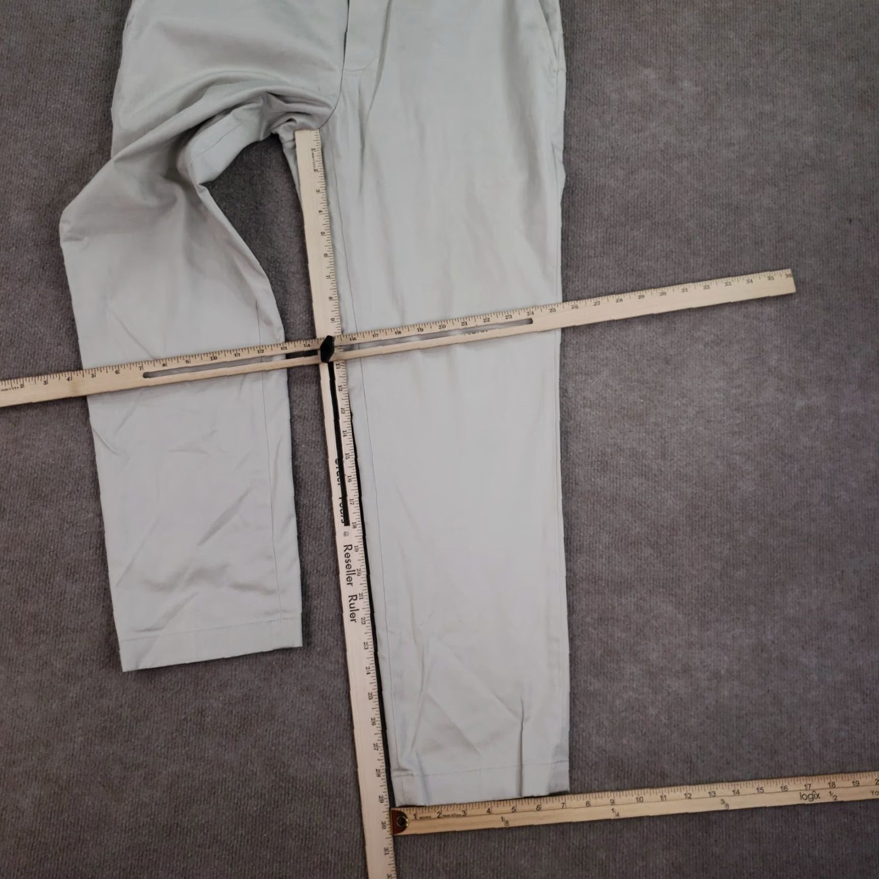 Brooks Brothers Brooks Brothers Mens Chino Pants Beige Stretch Milano Fit Straight Leg 35x30 Size US 35 - 2 Thumbnail
