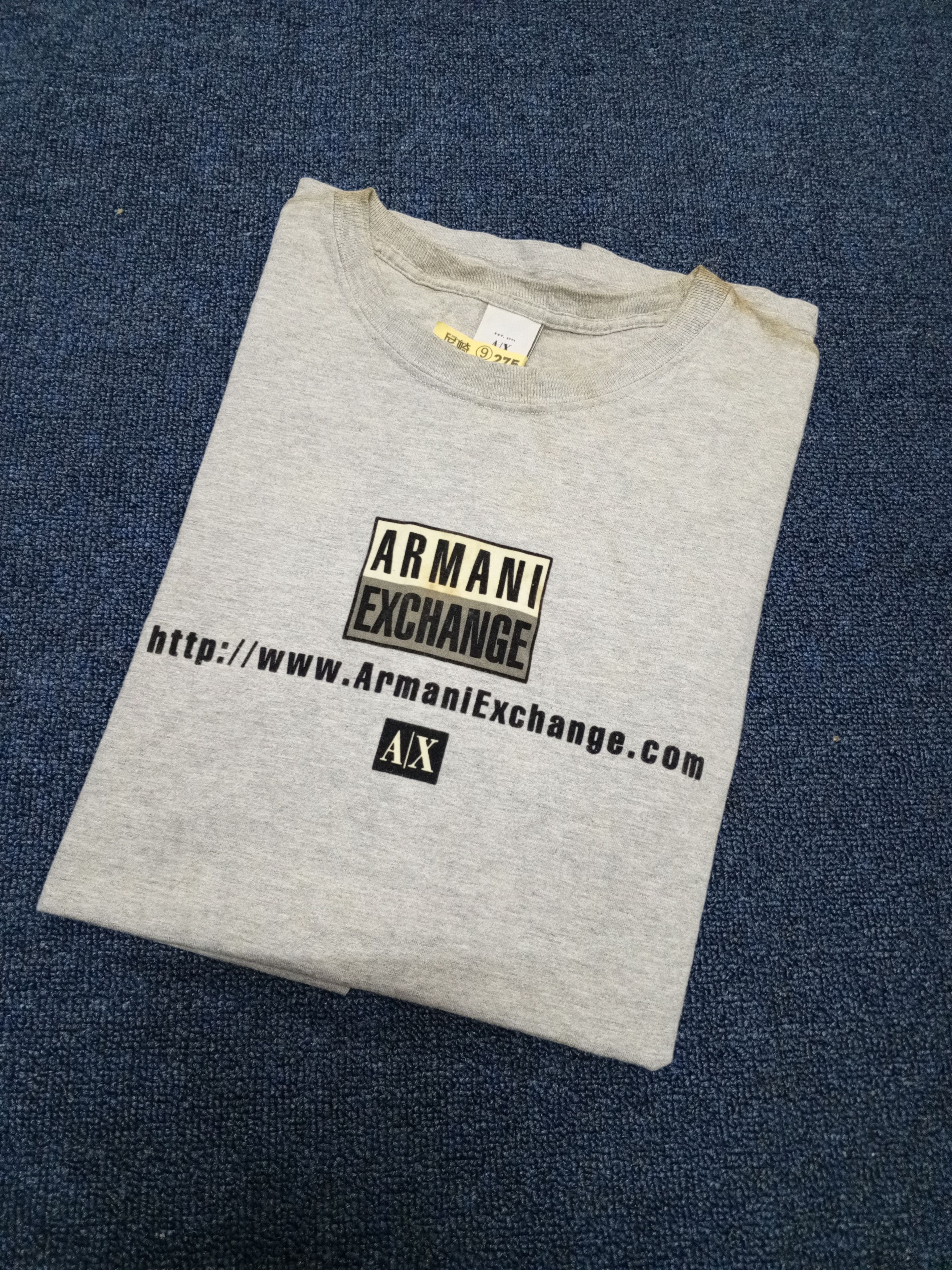Armani Exchange × Designer × Vintage ARMANI EXCHANGE 90S TSHIRT Size US L / EU 52-54 / 3 - 1 Thumbnail