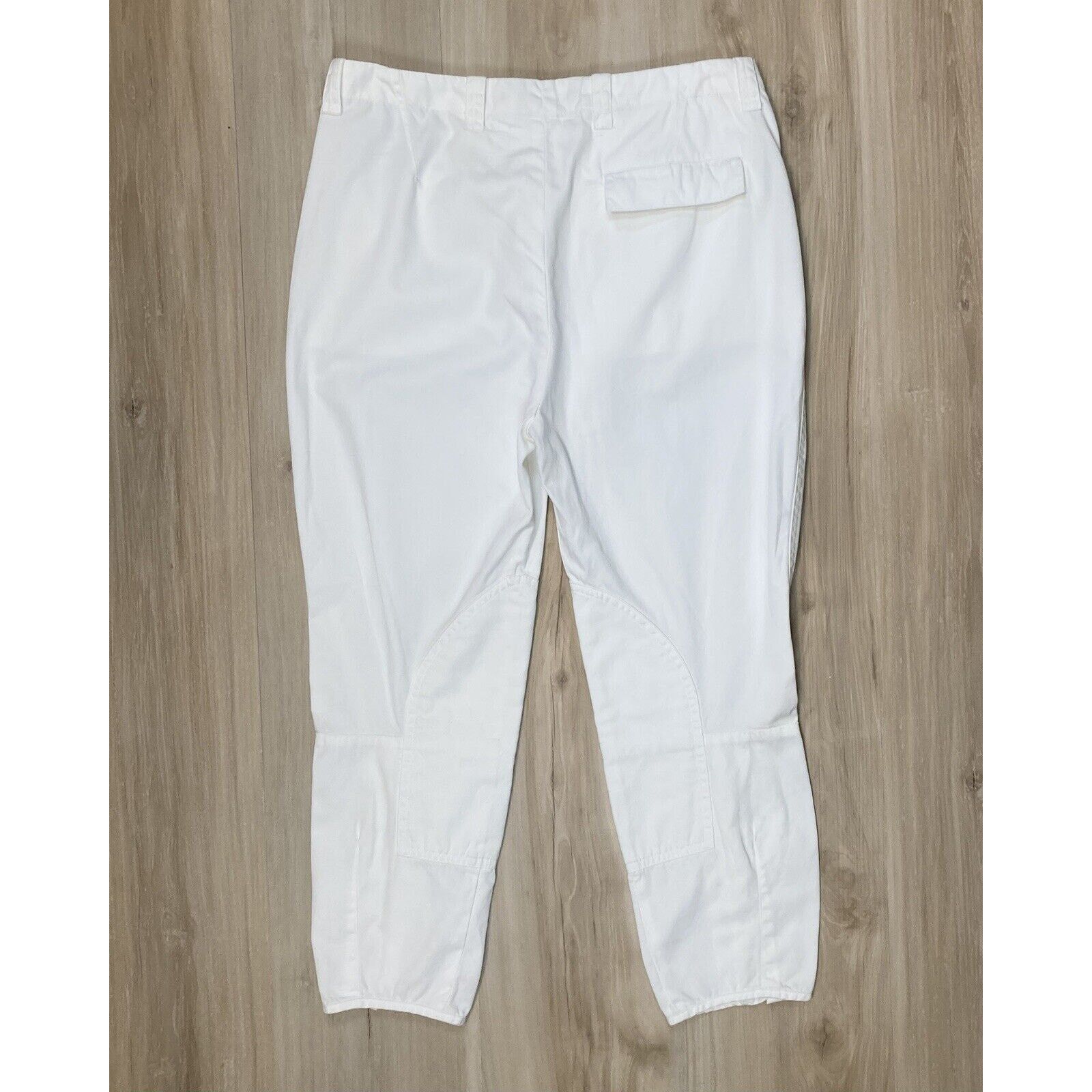 Balenciaga BALENCIAGA Women’s 6 US /36 EU Pants Crop White Y2K Vintage Size 28" / US 6 / IT 42 - 3 Thumbnail