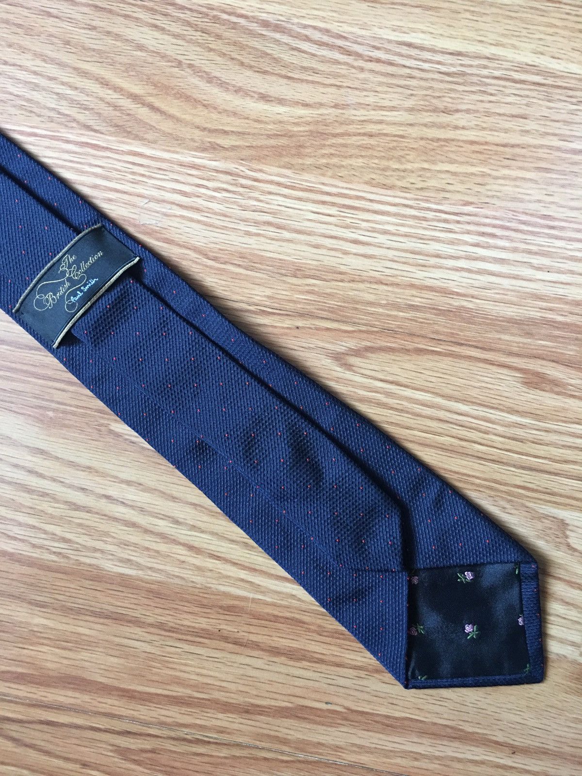 Paul Smith Paul Smith British Collection Blue Silk Mens Tie Size ONE SIZE - 5 Thumbnail