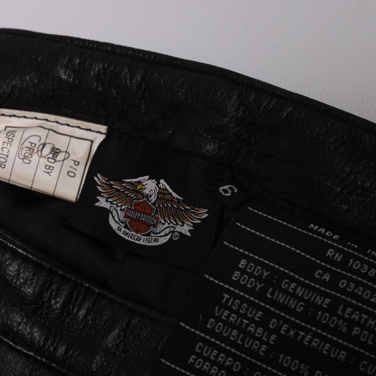 Harley Davidson Harley Davidson Motor Biker Leather Pants Black zip Size 28" / US 6 / IT 42 - 9 Thumbnail
