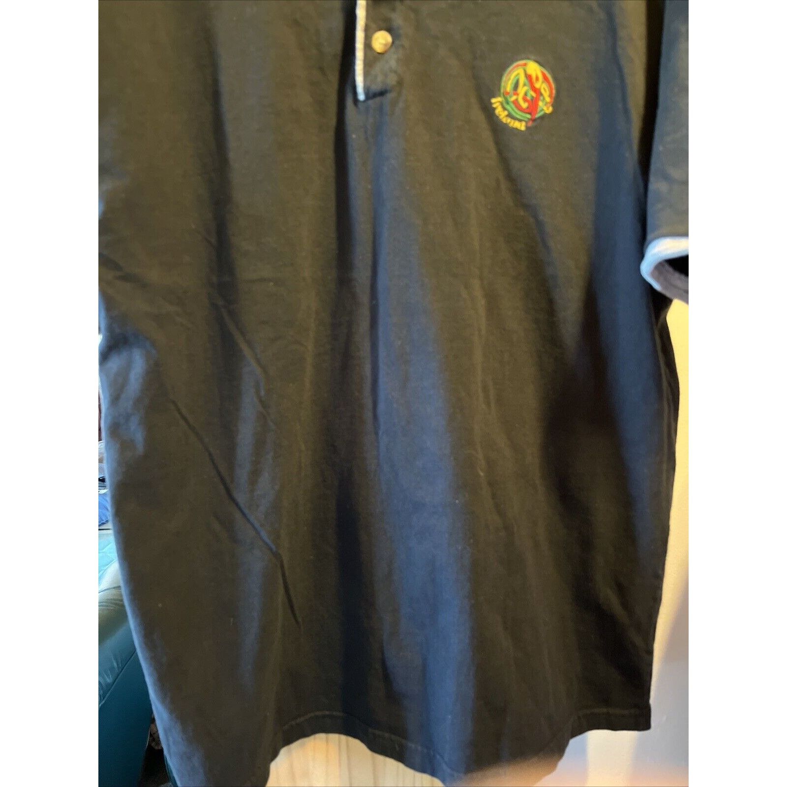 Other Giorgio Roveri Vintage Mens Polo Shirt XL Black Short Sleeve Size US XL / EU 56 / 4 - 6 Thumbnail