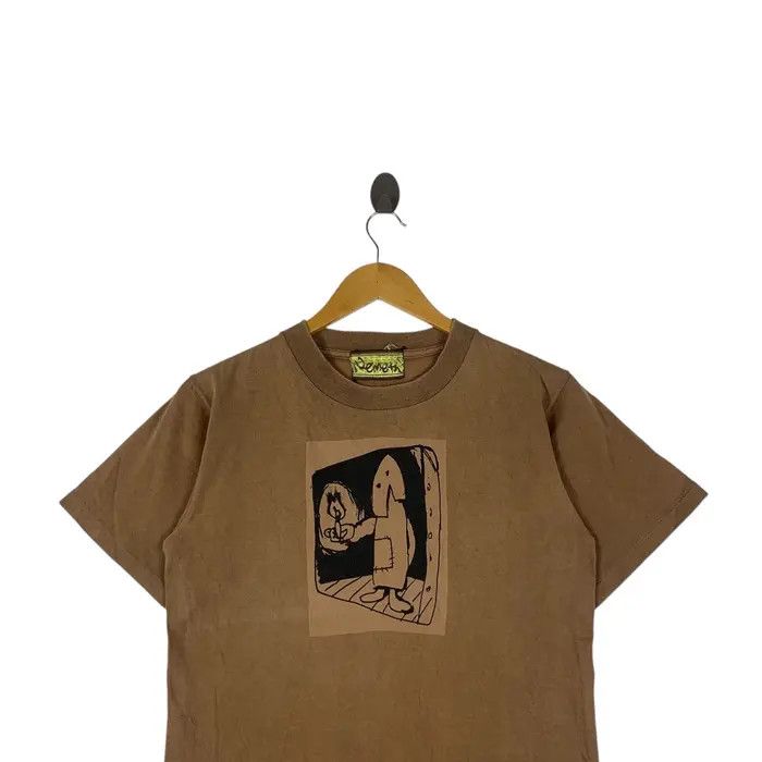 Christopher Nemeth Vintage 90’ CHRISTOPHER NEMETH ILLUMINATION Art Tee Shirt Size US S / EU 44-46 / 1 - 2 Thumbnail