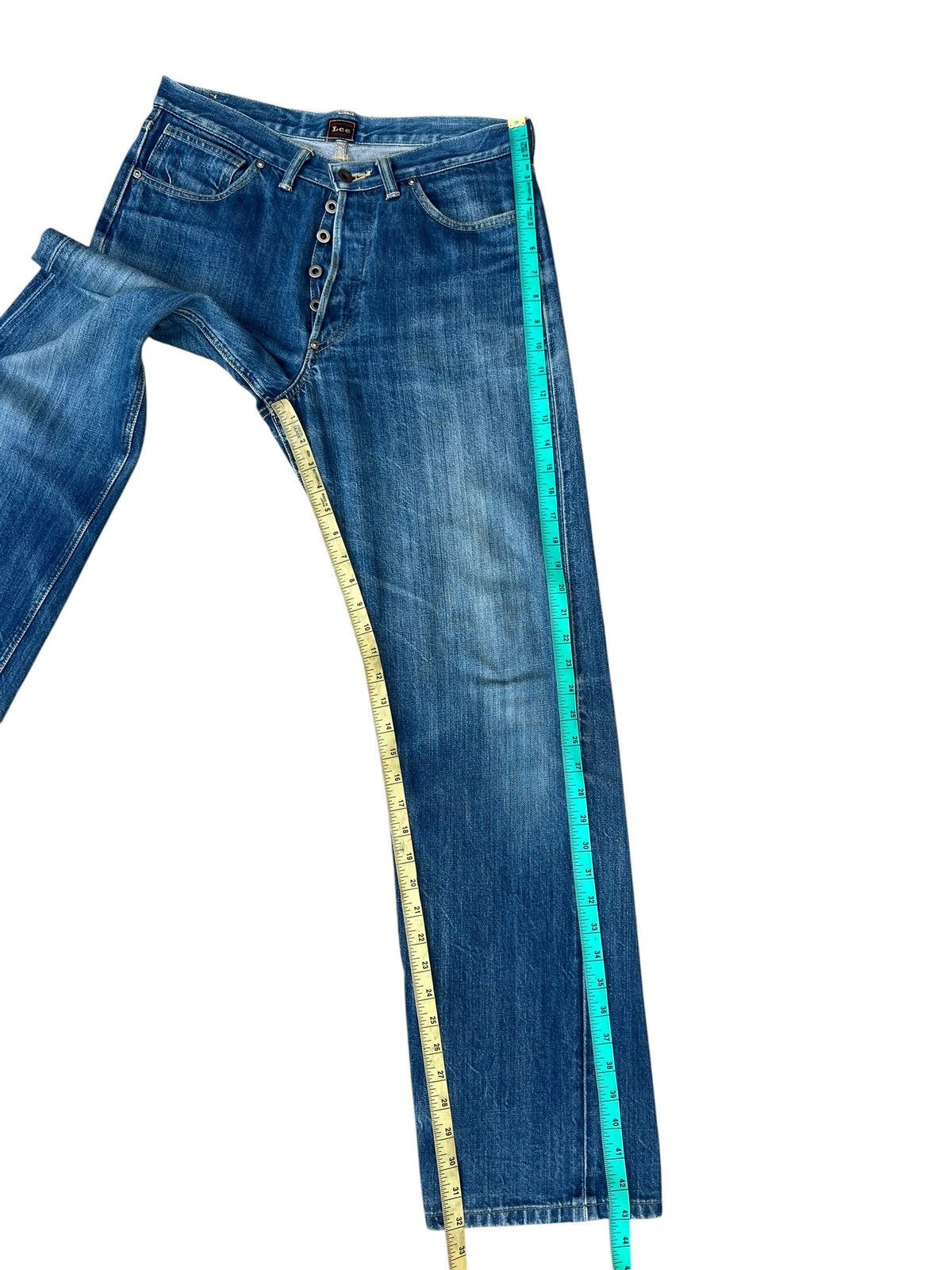 Lee Vintage Lee Lot 02101 Sanforized Faded Denim Selvedge Jeans Size US 31 - 6 Thumbnail