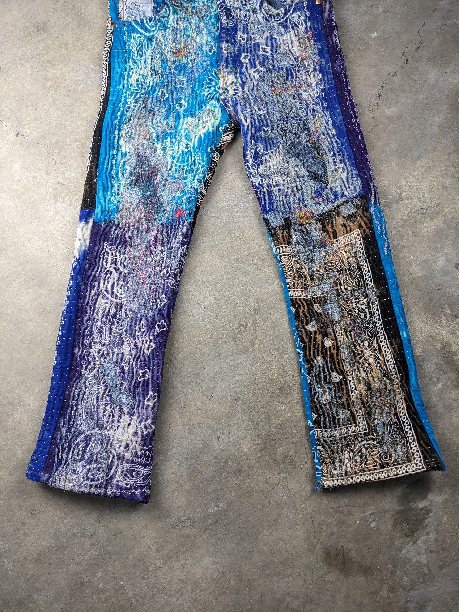 Levi's × Vintage Inspired Proleta Re Art Uroboros Kofu Levis Denim Size US 32 / EU 48 - 4 Thumbnail
