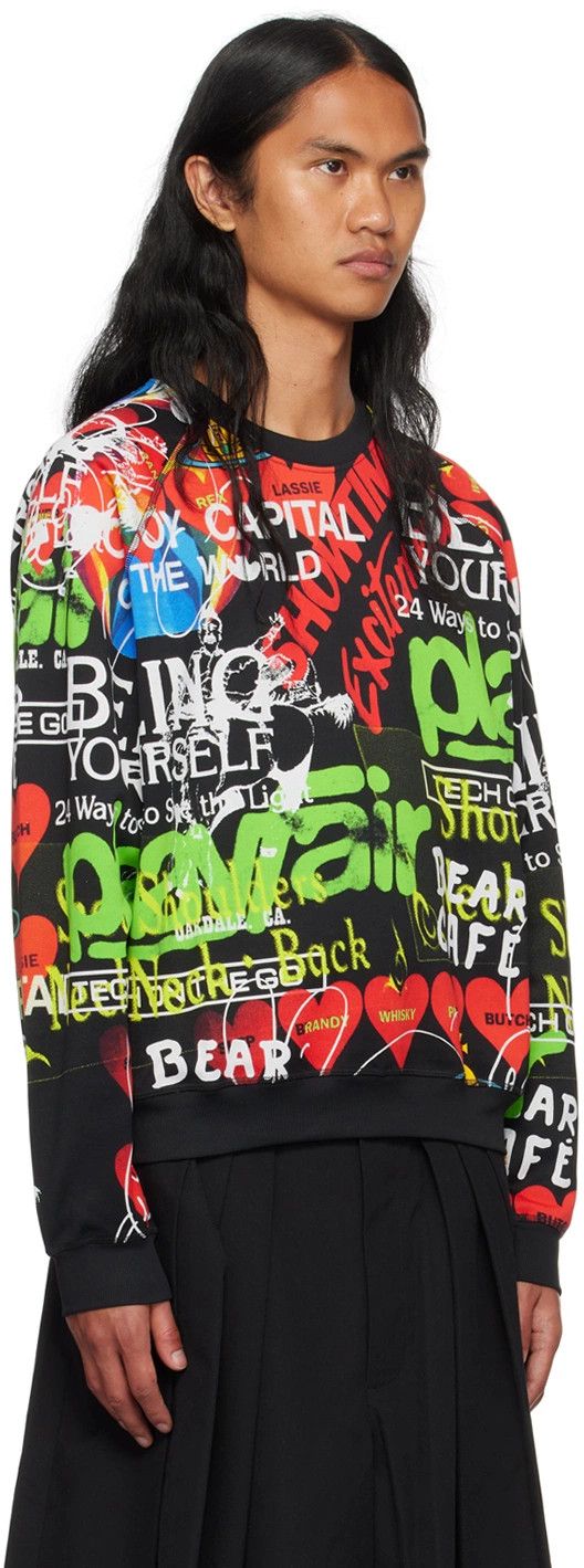 Vivienne Westwood o1f1d3z0426 Raglan Sweatshirt in Multicolor Size US M / EU 48-50 / 2 - 2 Thumbnail