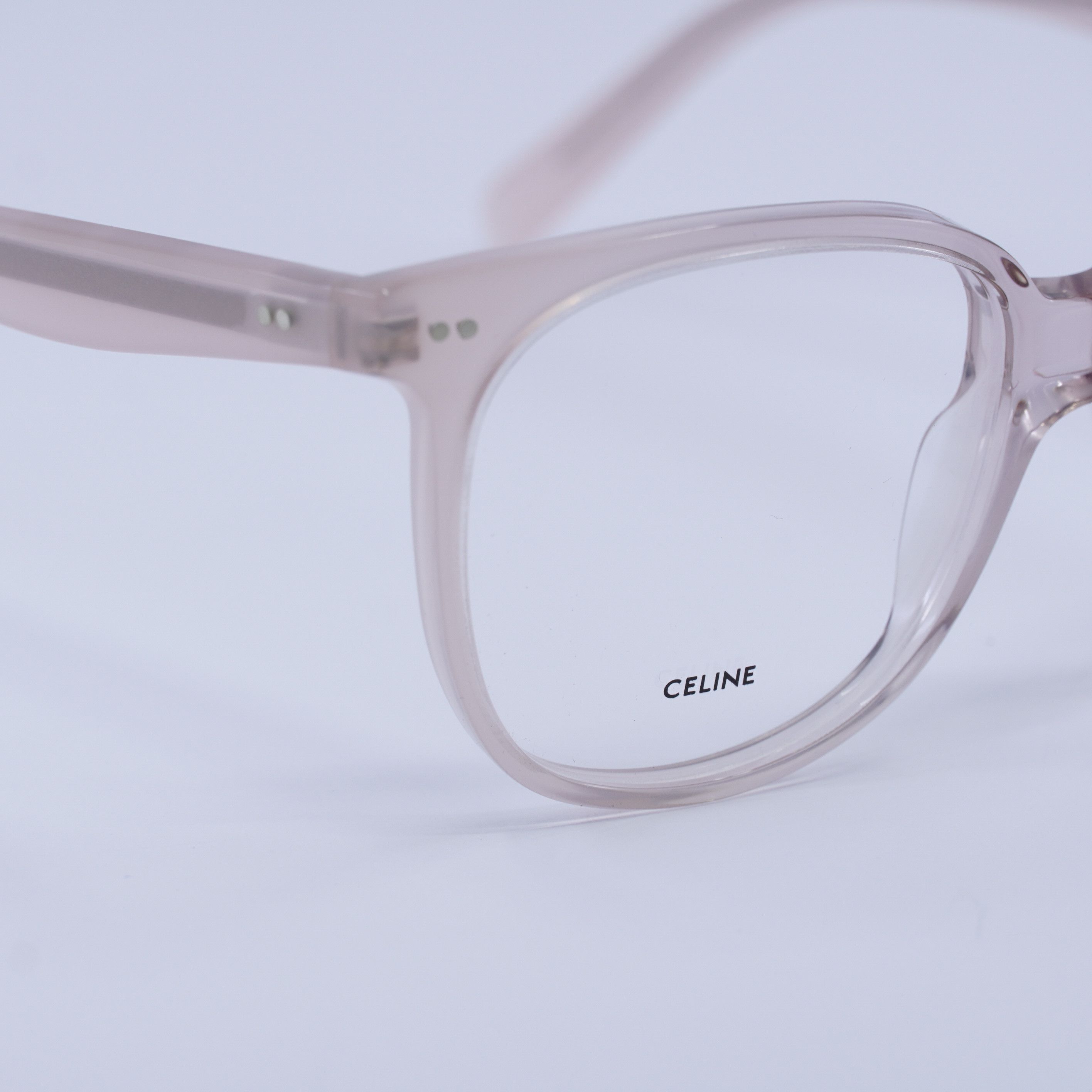 Celine Celine CL5010IN 072 Eyeglasses Shiny Rose Pink 53mm Square Size ONE SIZE - 8 Thumbnail