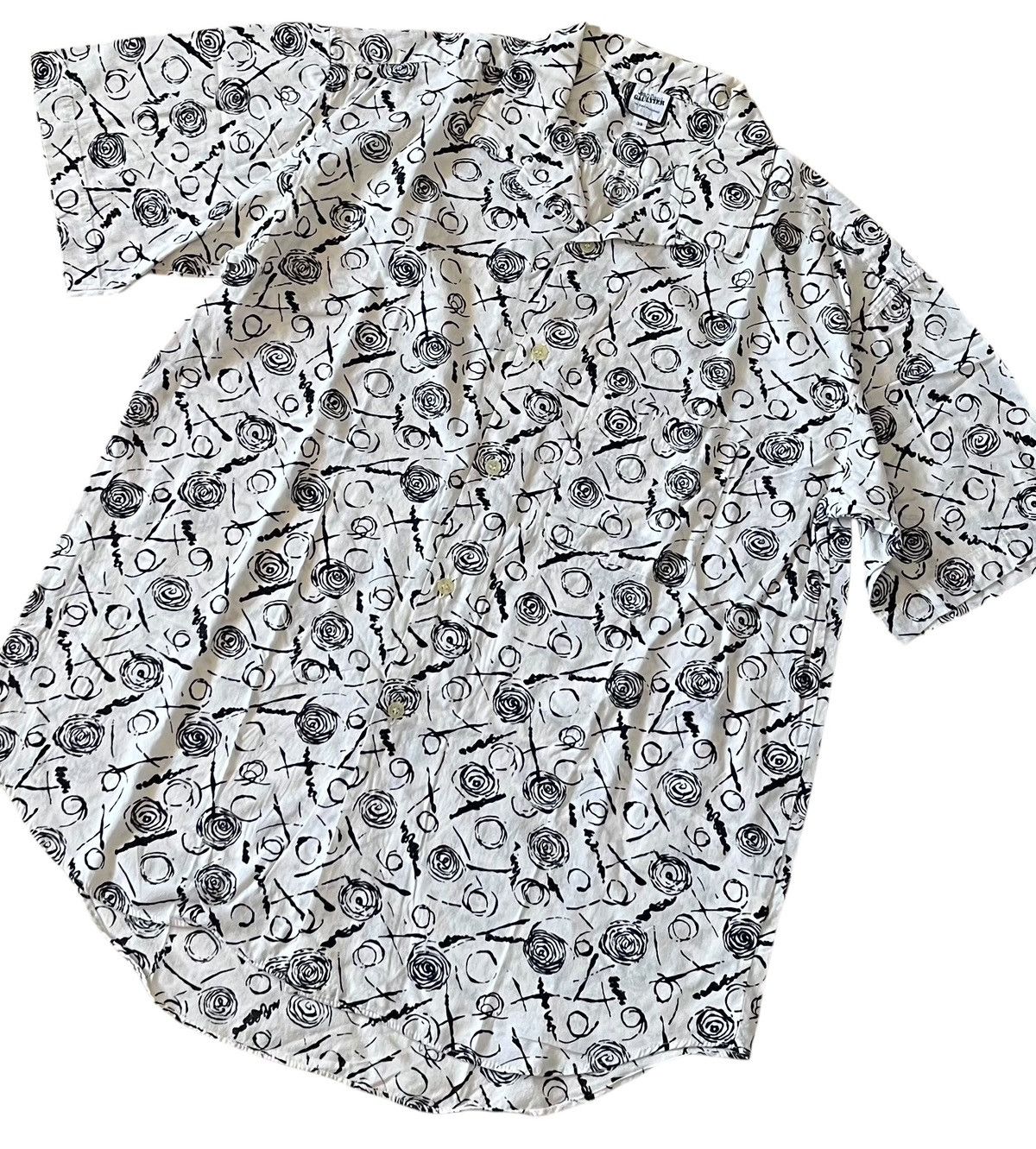 Jean Paul Gaultier TAX FREE 🇺🇸 jpg for sept premieres printed boxy camp shirt Size US M / EU 48-50 / 2 - 4 Thumbnail