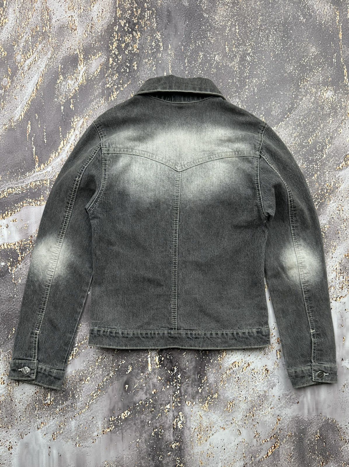 Vintage Vintage Worn Denim Jacket Size XS / US 0-2 / IT 36-38 - 6 Thumbnail