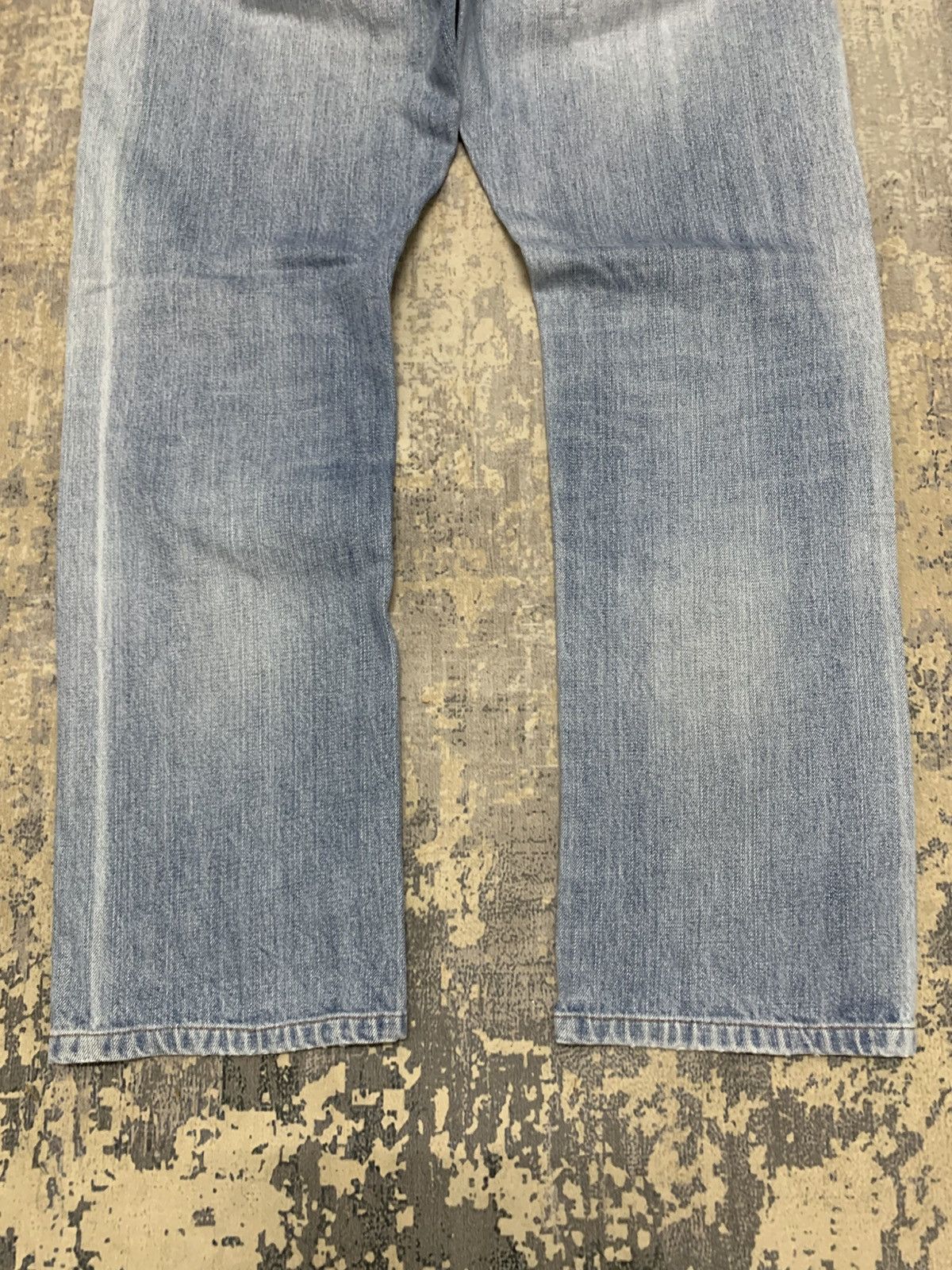 Japanese Brand Japanese Brand Uniqlo Blue Wash Distressed Jeans Size US 33 - 11 Thumbnail