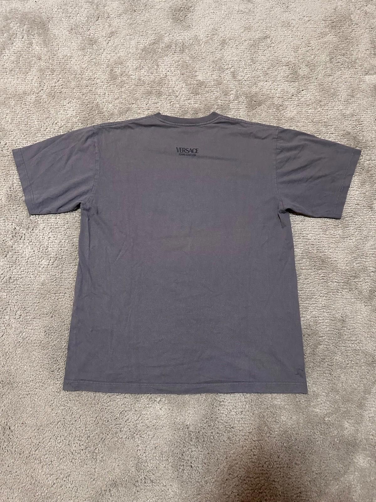 Versace Jeans Couture Vintage 1990s Versace Jeans Couture Washed Logo T-Shirt Size US M / EU 48-50 / 2 - 6 Thumbnail