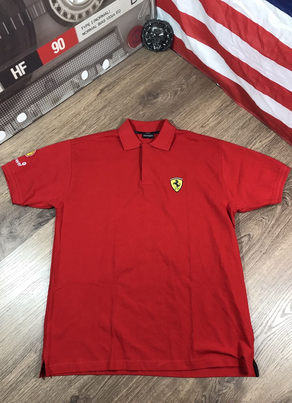 Ferrari × Vintage Ferrari Polo Shirt Size XL Size US XL / EU 56 / 4 - 1 Thumbnail