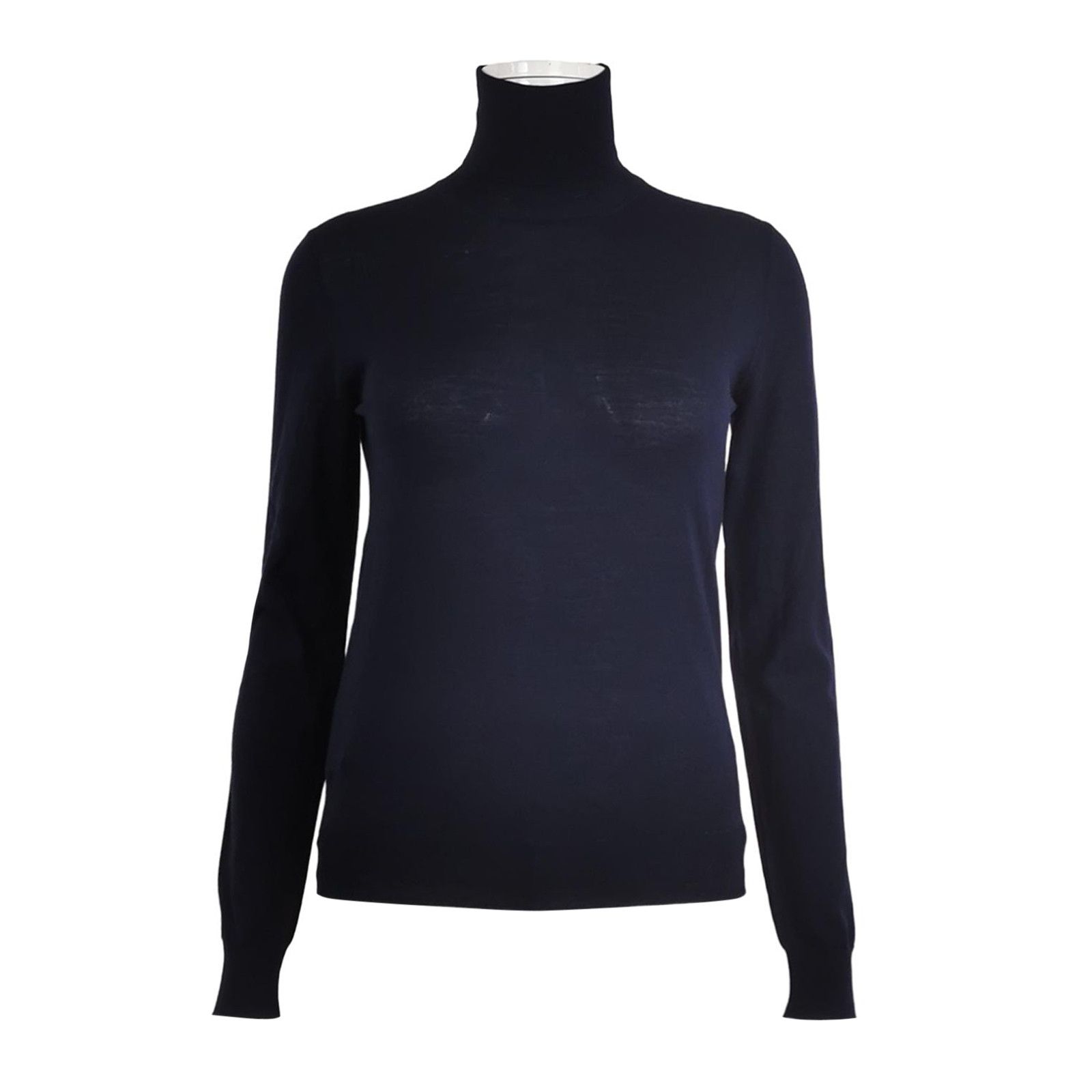 Prada Dark Blue Turtleneck Long-Sleeve Sweater Size M / US 6-8 / IT 42-44 - 1 Thumbnail