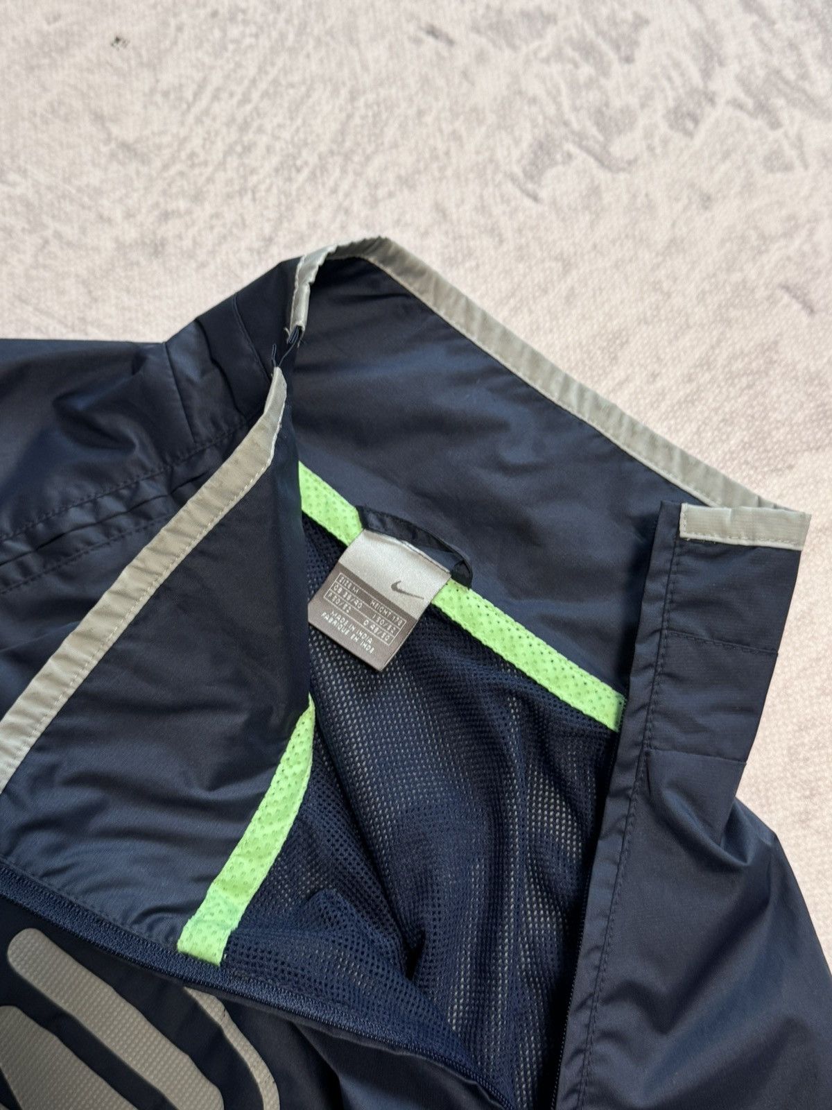 Nike 00s Nike Vintage Shox Nylon Big Logo Oversize Drill Jacket Size US M / EU 48-50 / 2 - 6 Thumbnail
