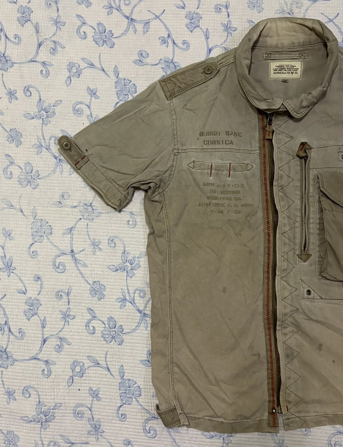 Avirex Avirex Military Zipper Shirt Size US M / EU 48-50 / 2 - 2 Thumbnail