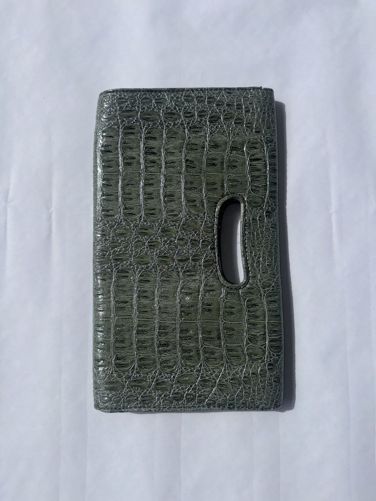 Nine West Reptile Green Clutch Size ONE SIZE - 2 Thumbnail