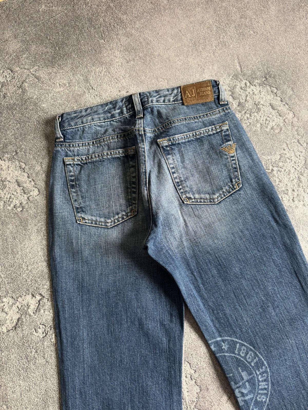 Armani Armani Jeans 26size wmns denim flared pants jeans trousers Size 26" / US 2 / IT 38 - 3 Thumbnail