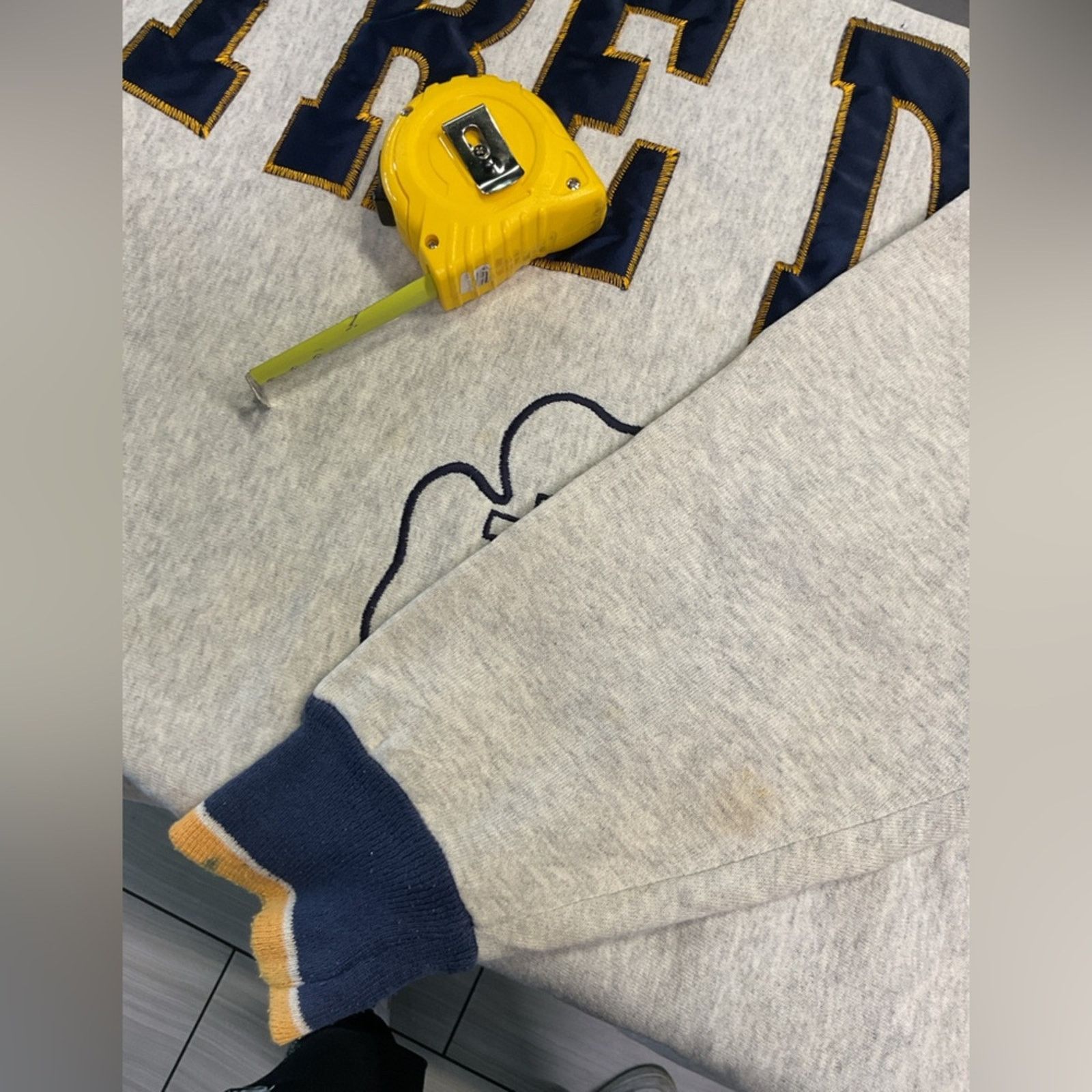 Vintage 90s Notre Dame Athletic Crewneck Sweatshirt Size US XL / EU 56 / 4 - 7 Thumbnail