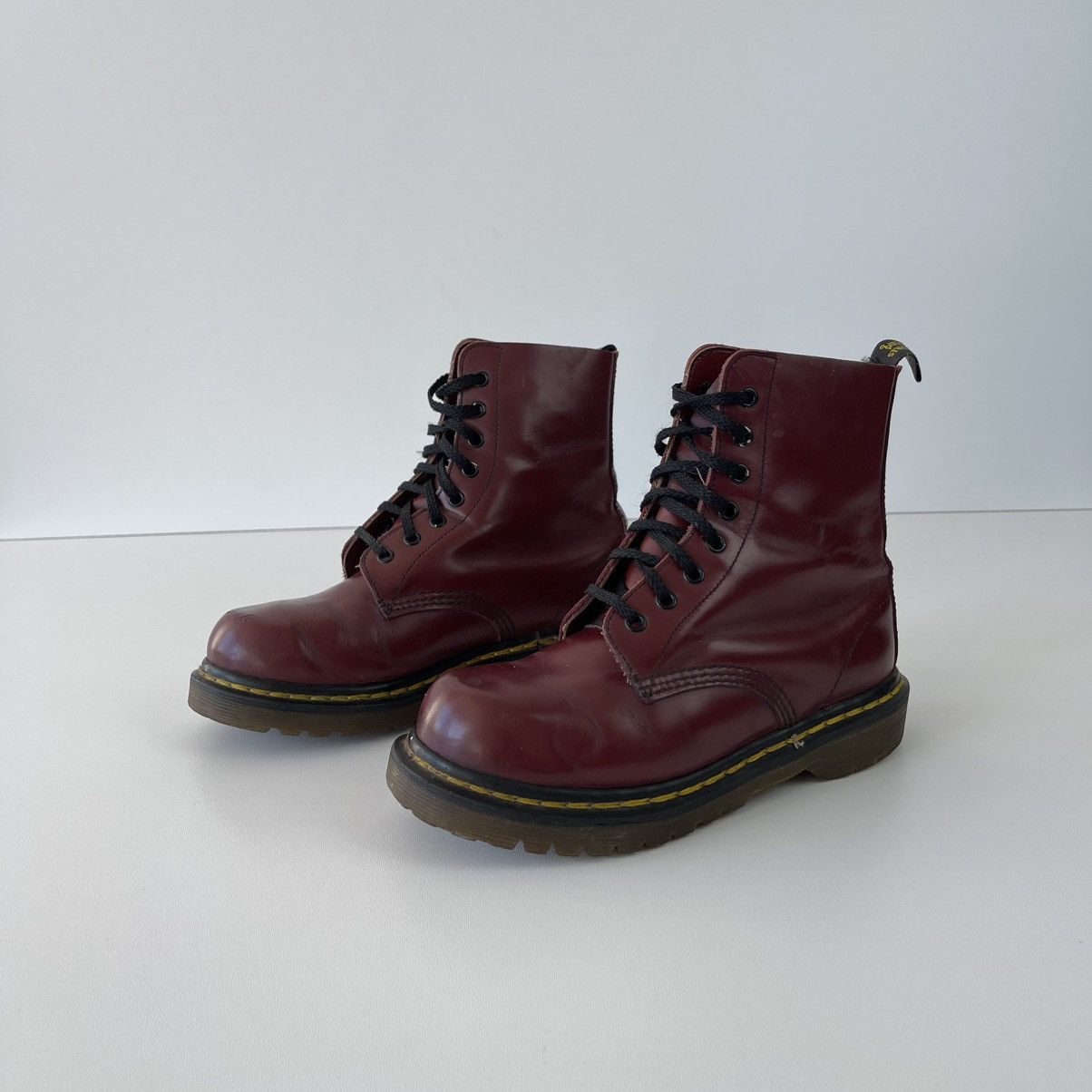 Dr. Martens Dr.Martens 1460 80’s Vintage Boots Cherry Red Made England Size US 6.5 / IT 36.5 - 1 Thumbnail