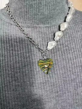 VIBE Heart Punk Necklace Chain Choker Size ONE SIZE - 1 Thumbnail