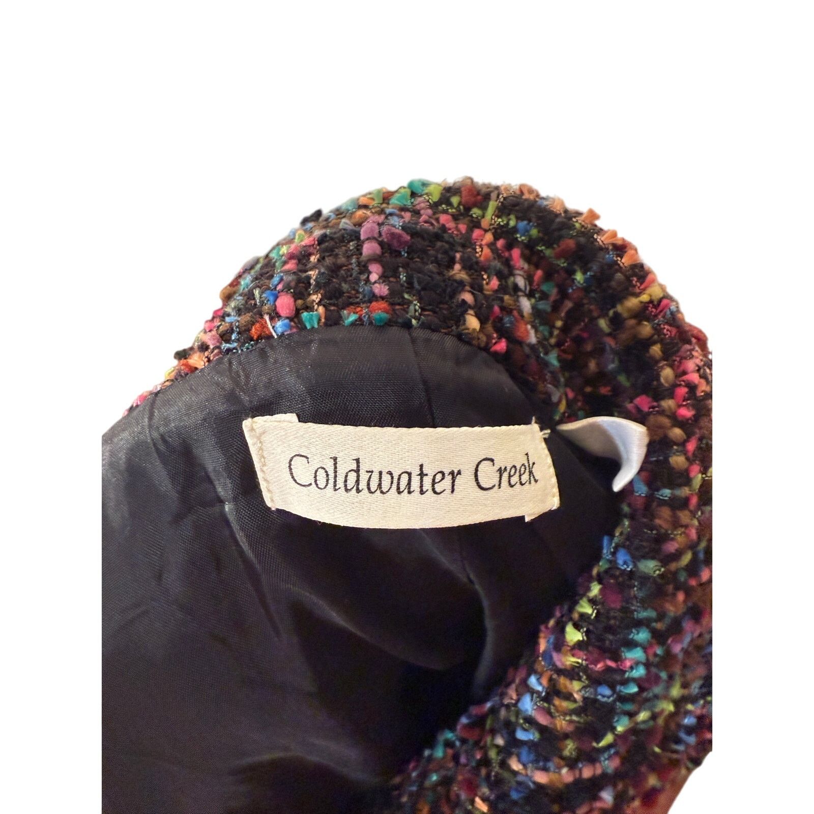 Coldwater Creek Coldwater Creek Sz12 Tweed Zip Up Blazer Jacket Size XL / US 12-14 / IT 48-50 - 3 Thumbnail