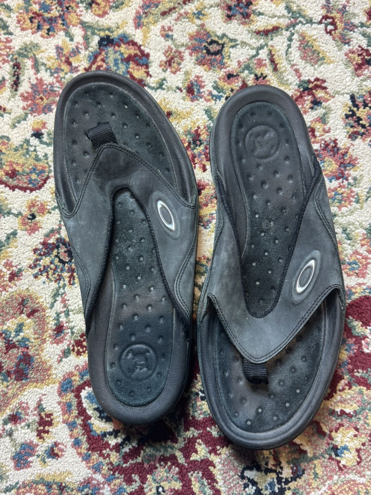 Oakley Vintage Oakley Flesh Slip-on Tongs 🩴 Size US 10 / EU 43 - 4 Thumbnail