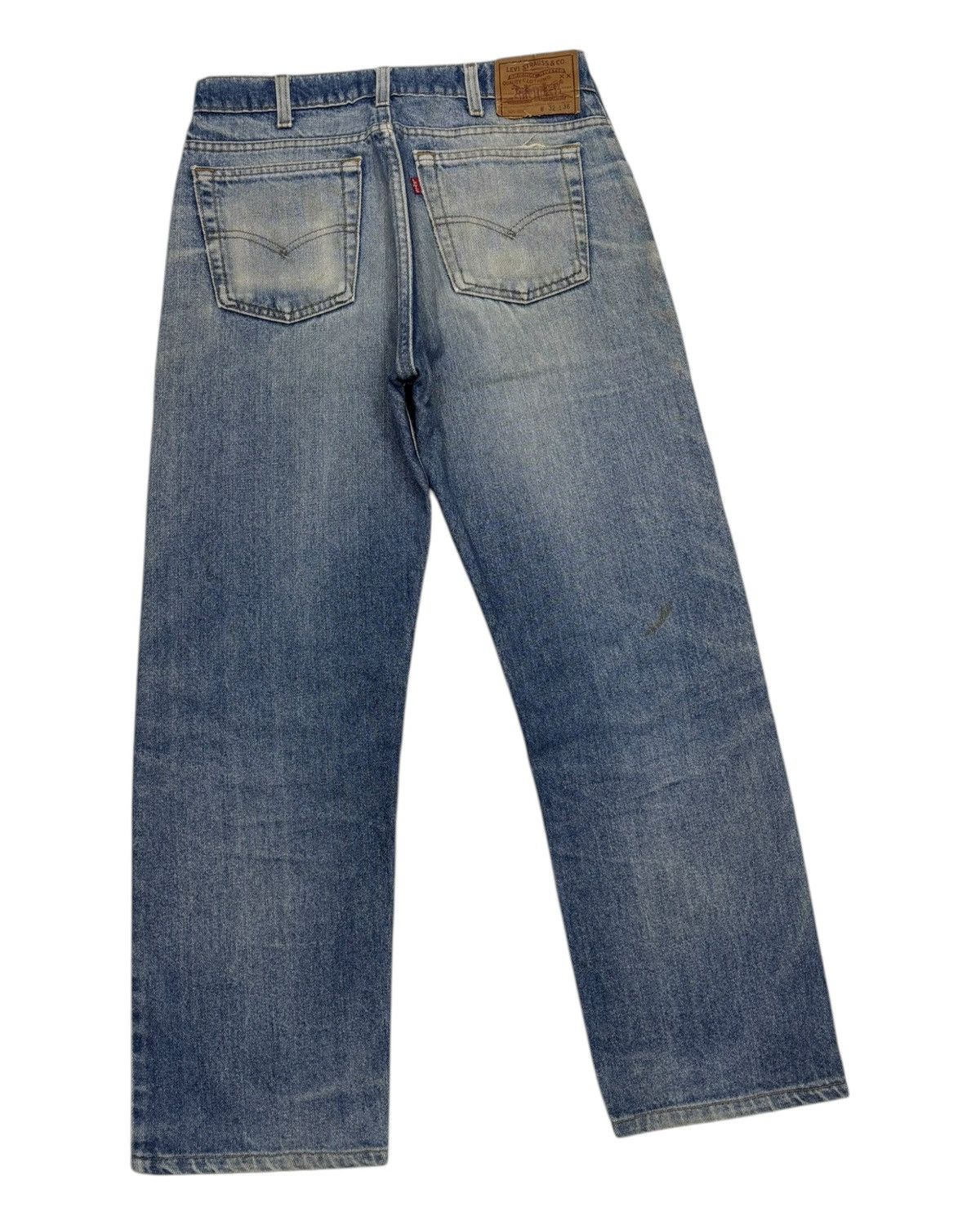 Levi's × Vintage 🔥Vintage Levis 505 Blue Wash Distressed Denim Jeans Size US 30 / EU 46 - 4 Thumbnail