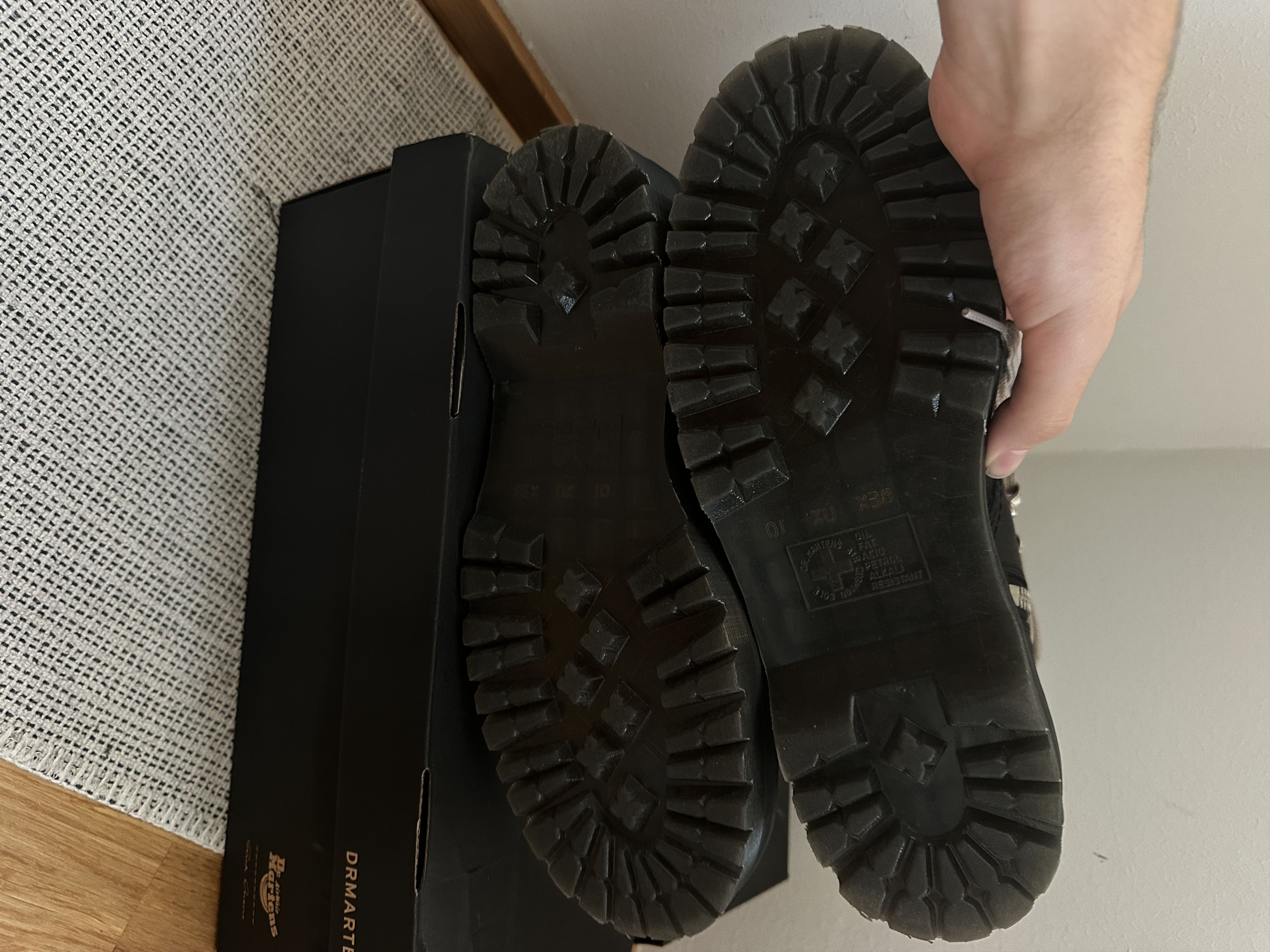 Dr. Martens × Rick Owens Rick Owens x Dr. Martens Megalace Quad RO Boots EU 44 Size US 11 / EU 44 - 8 Thumbnail