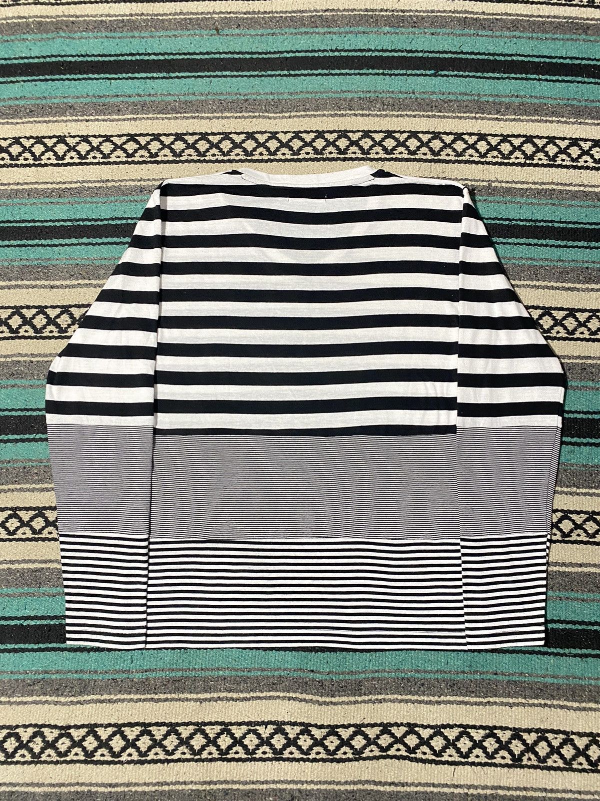 semanticdesign 2000s Semantic Design - Striped LSD Graphic Longsleeve Size US M / EU 48-50 / 2 - 1 Thumbnail
