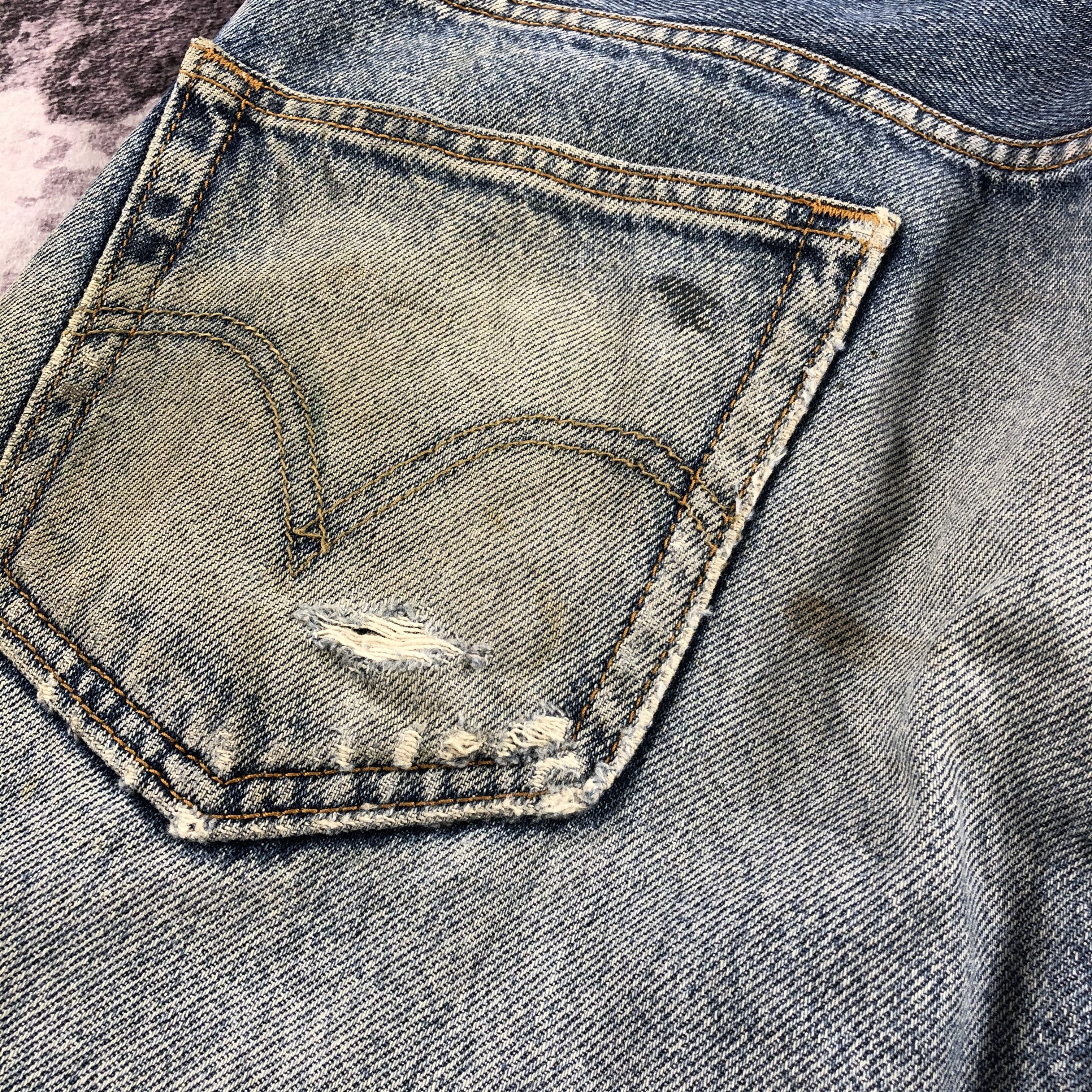 Levi's × Vintage Vintage Blue Wash Levis 505 Jeans-JM2496 Size US 36 / EU 52 - 6 Thumbnail