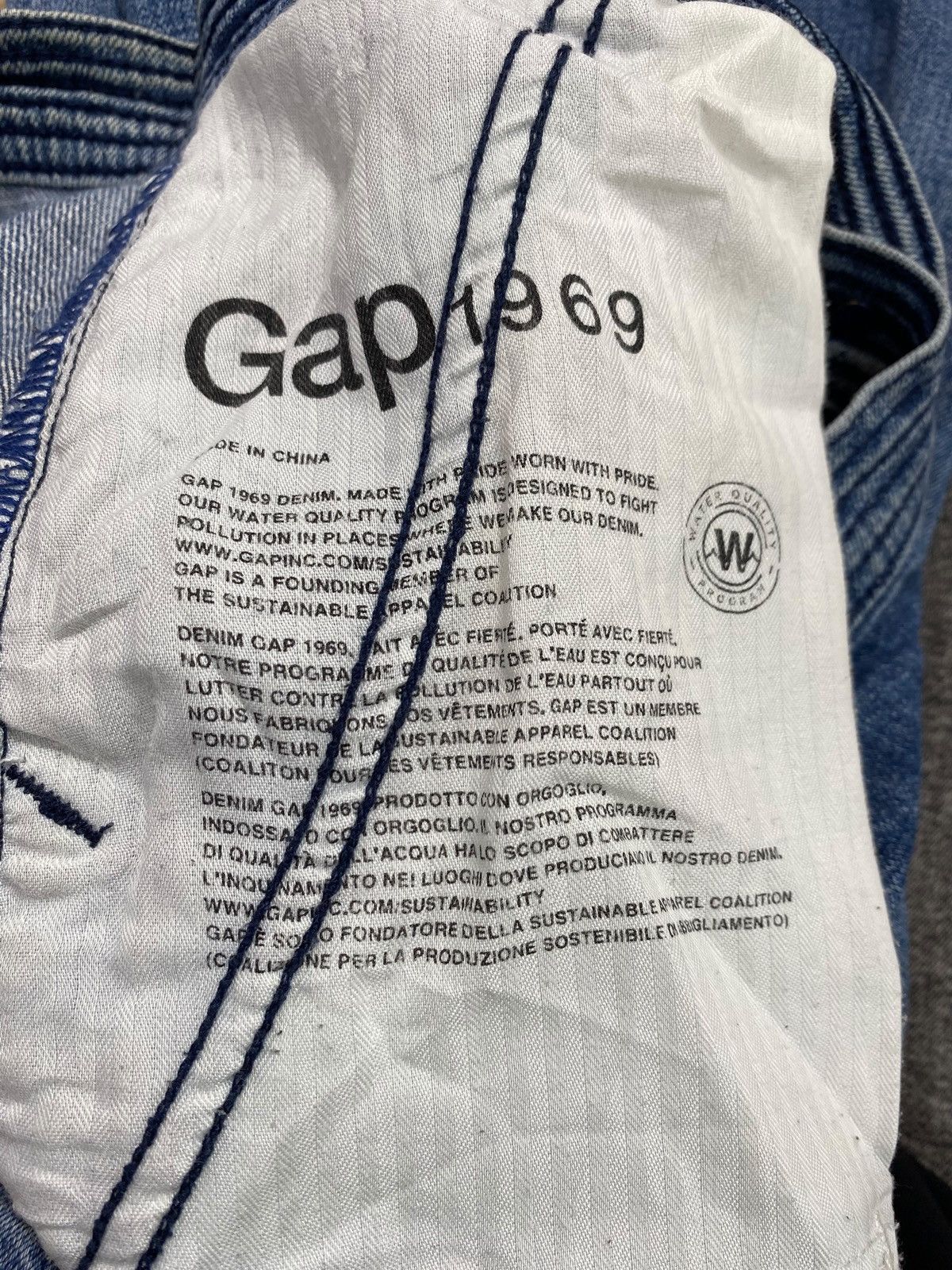 Gap Gap Brand Baggy Jeans Faded Wash Style Size US 28 / EU 44 - 15 Thumbnail