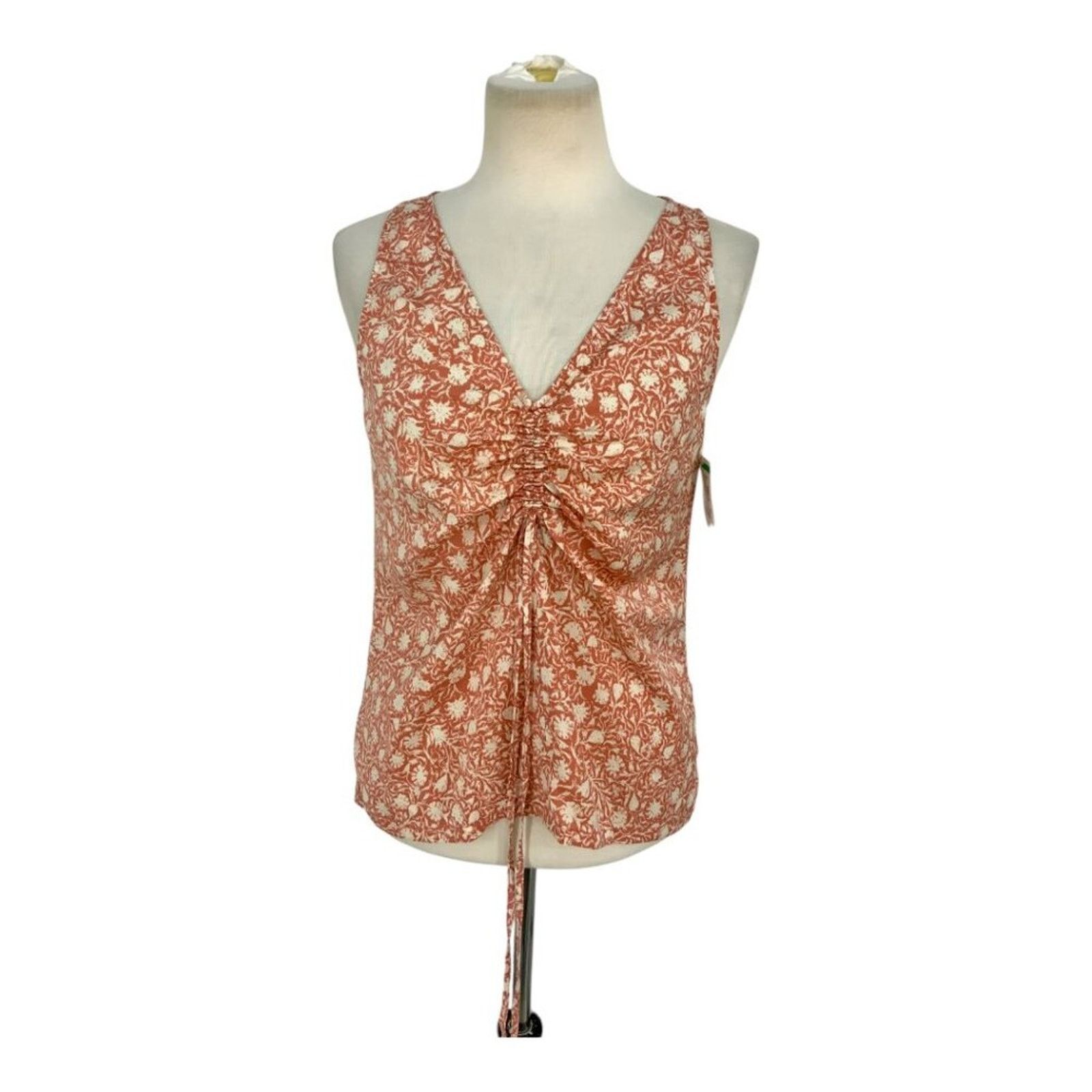 Other Melrose & Market Cinched Front Top Pink XS NWOT $30 MSRP Size XS / US 0-2 / IT 36-38 - 2 Thumbnail