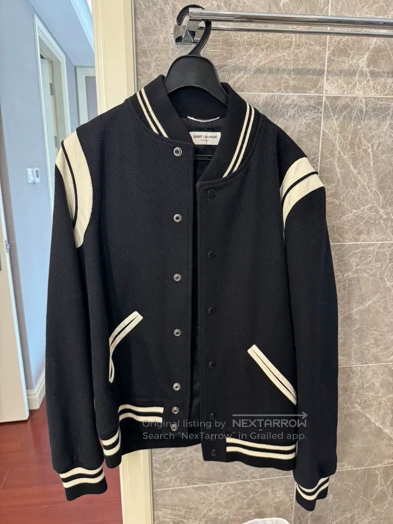 Saint Laurent Paris Saint Laurent Paris Baseball Jacket Size US L / EU 52-54 / 3 - 1 Thumbnail