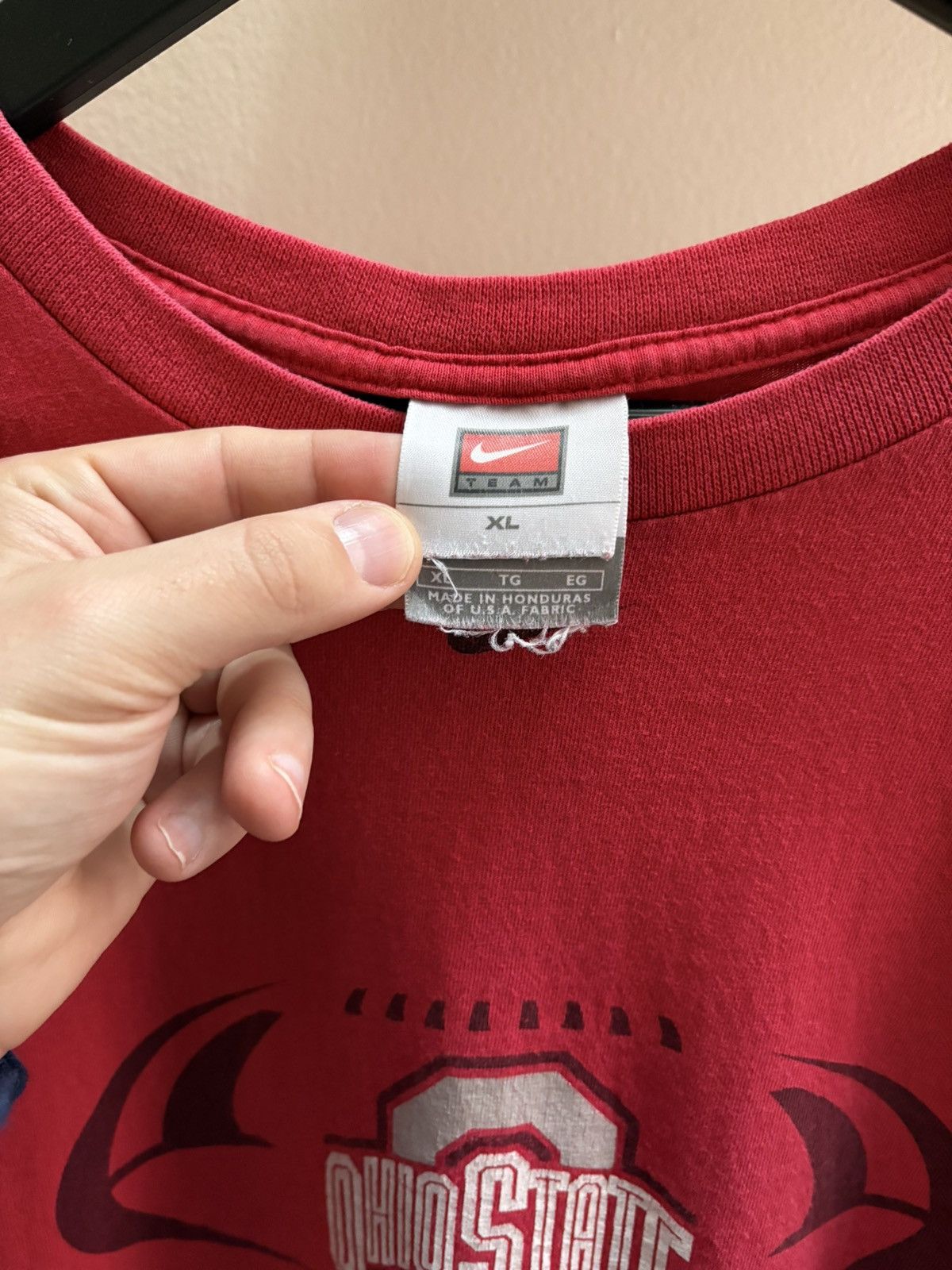 Nike Ohio State Buckeyes VTG 90s center swoosh Nike t-shirt XL Size US XL / EU 56 / 4 - 3 Thumbnail