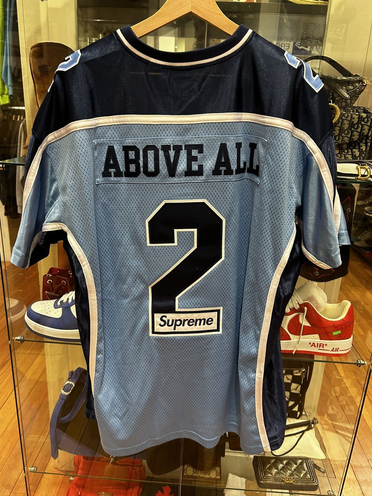 Supreme Supreme Above All Football Jersey Size US XL / EU 56 / 4 - 2 Thumbnail