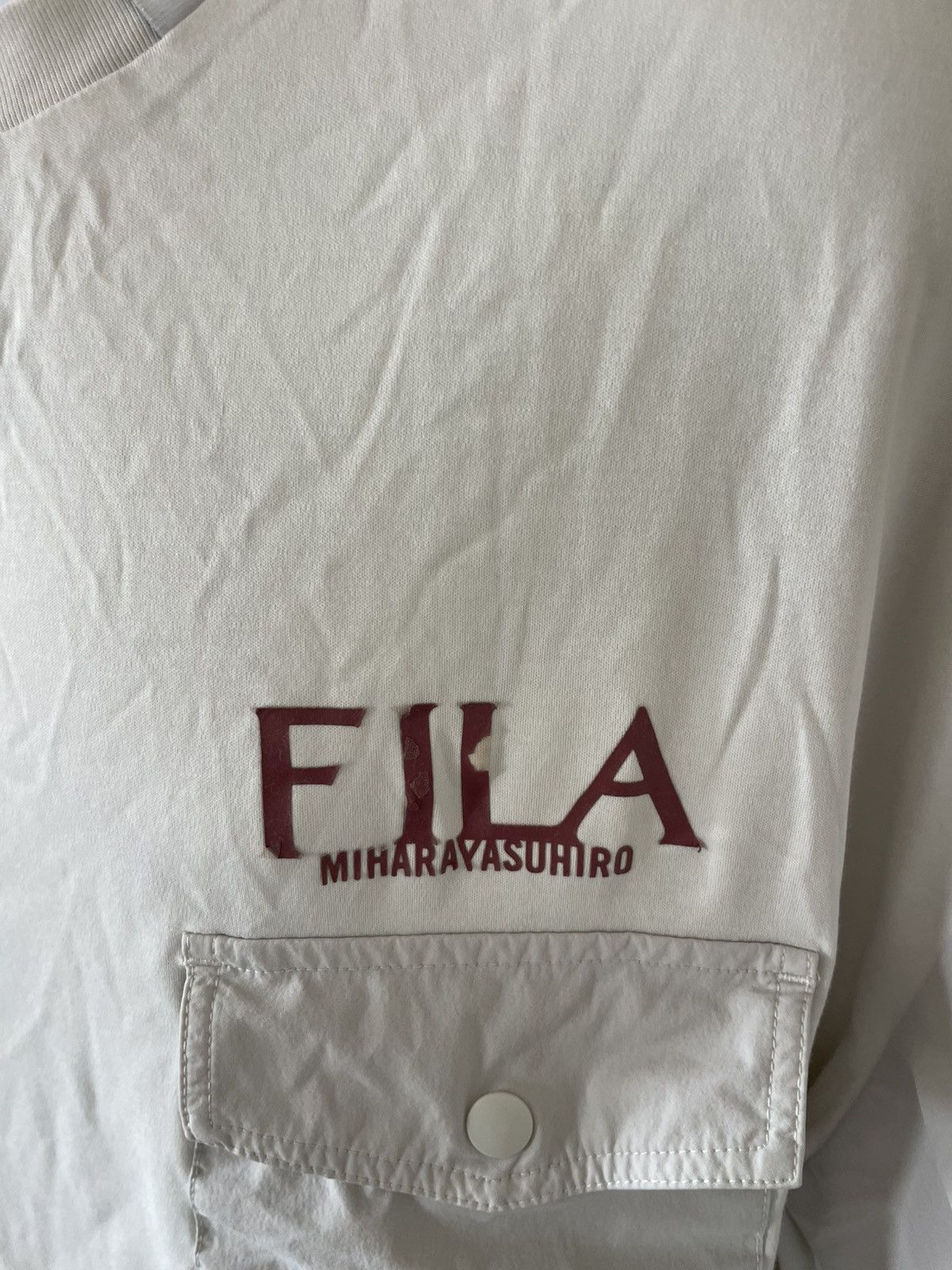 Fila × Maison MIHARA YASUHIRO Fila x Maison Mihara Yashuro 1 Pocket loose Fit SS tee Size US XL / EU 56 / 4 - 3 Thumbnail