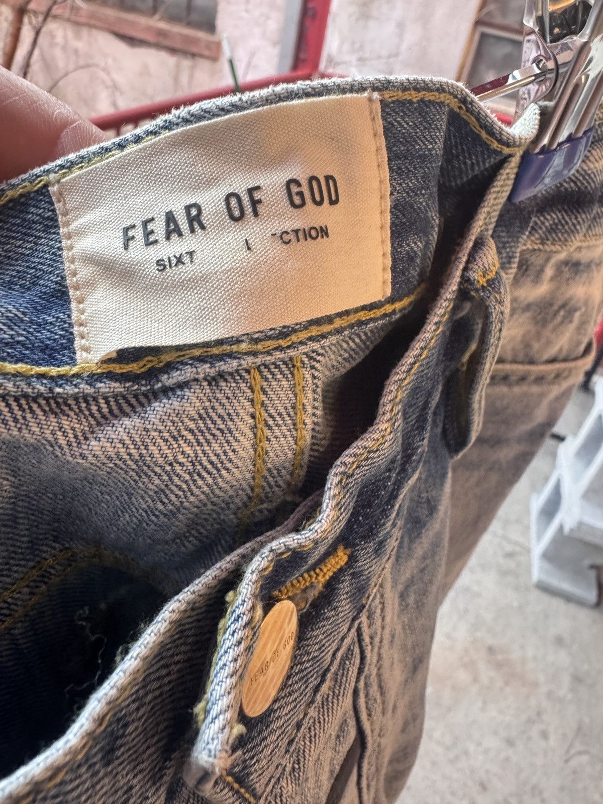 Fear of God Fear of god 6th collection skinny zipper denim jeans Size US 36 / EU 52 - 6 Thumbnail